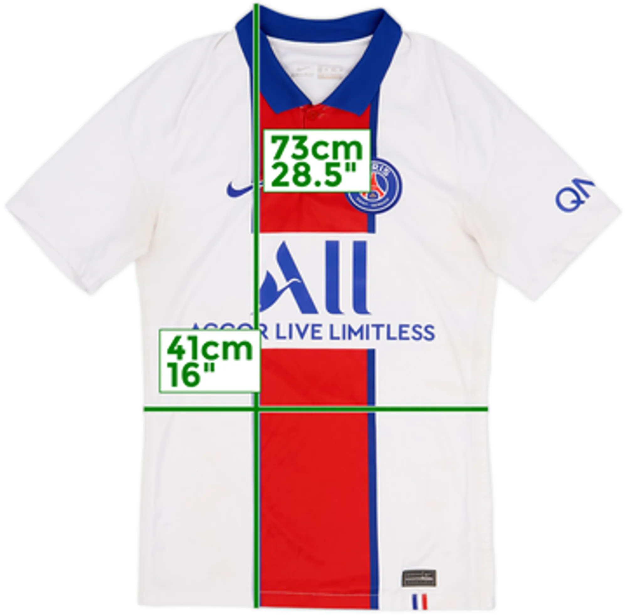 2020-21 Paris Saint-Germain Away Shirt - 5/10 - (M)