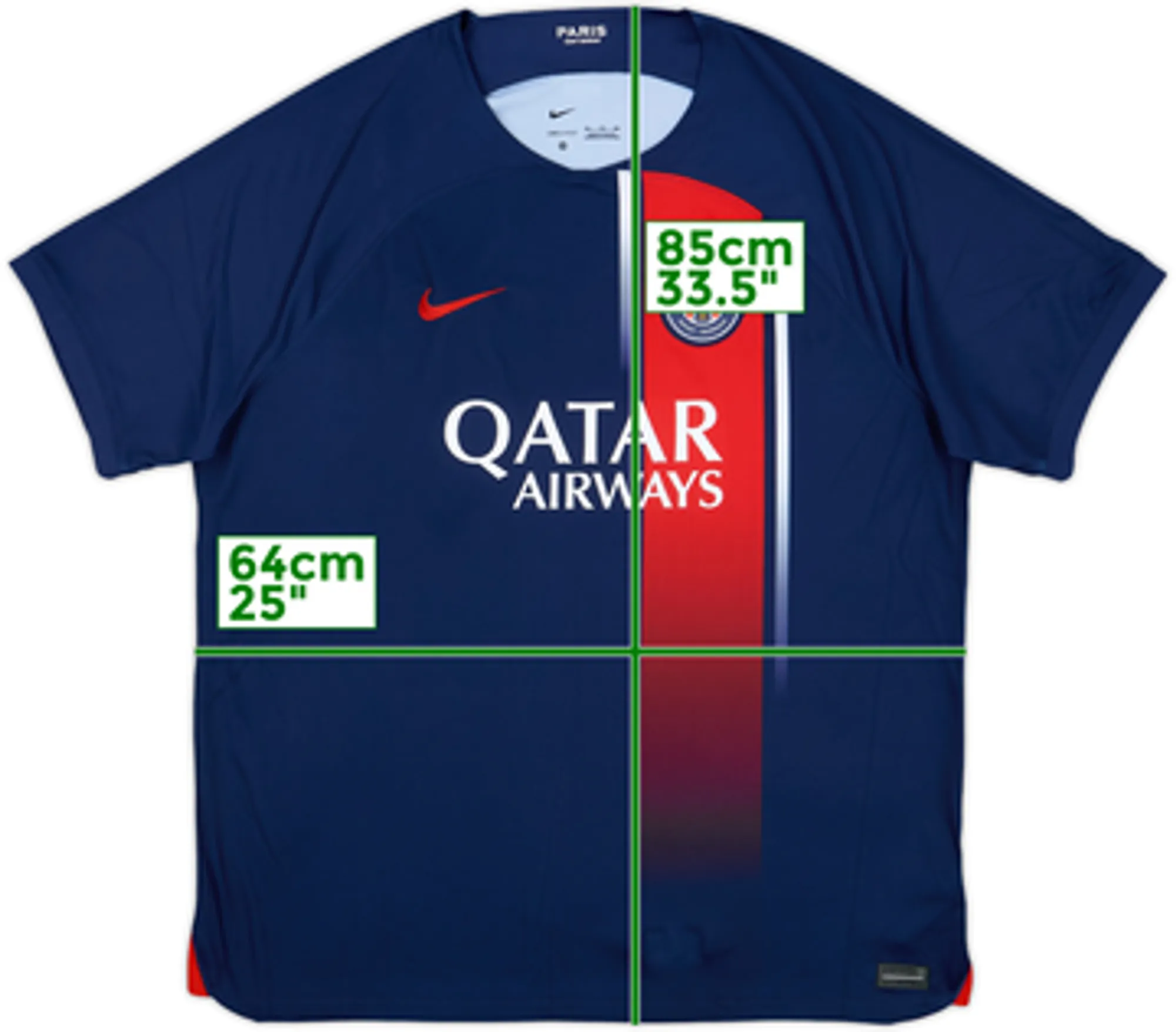 2023-24 Paris Saint-Germain Home Shirt - 9/10 - (M)
