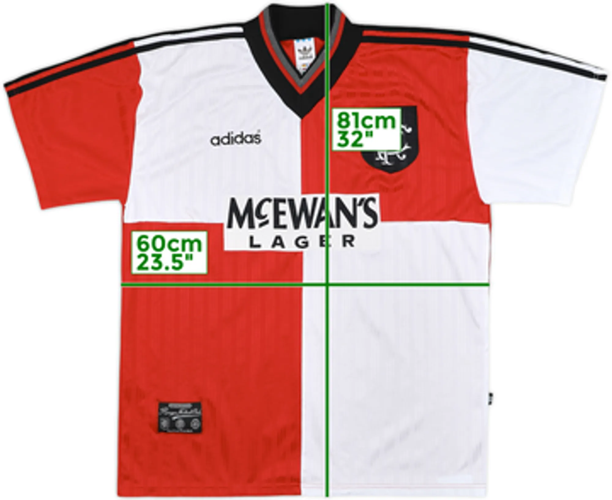 1995-96 Rangers Away Shirt - 8/10 - (L)