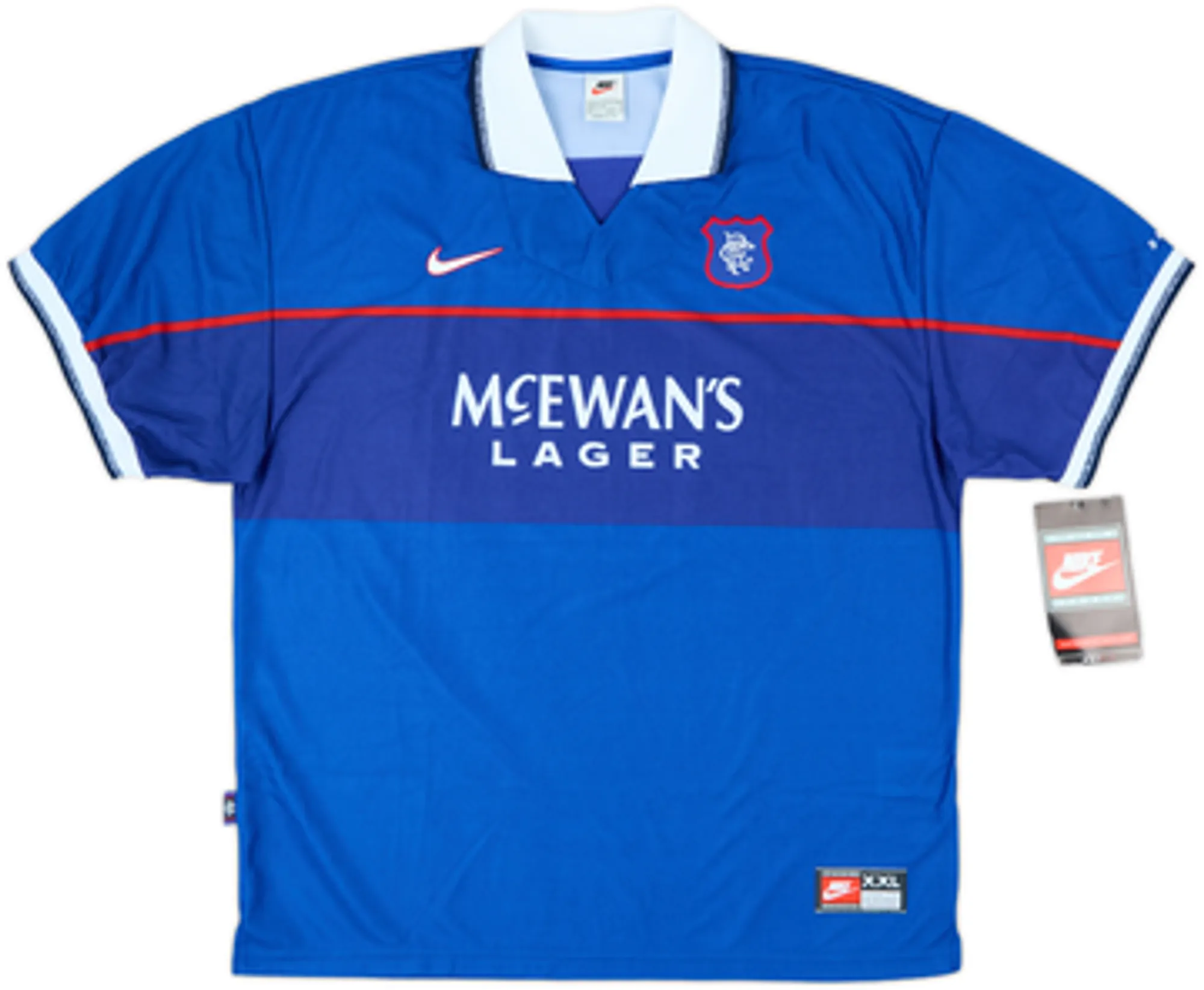 1997-99 Rangers Home Shirt Negri #9 (L)