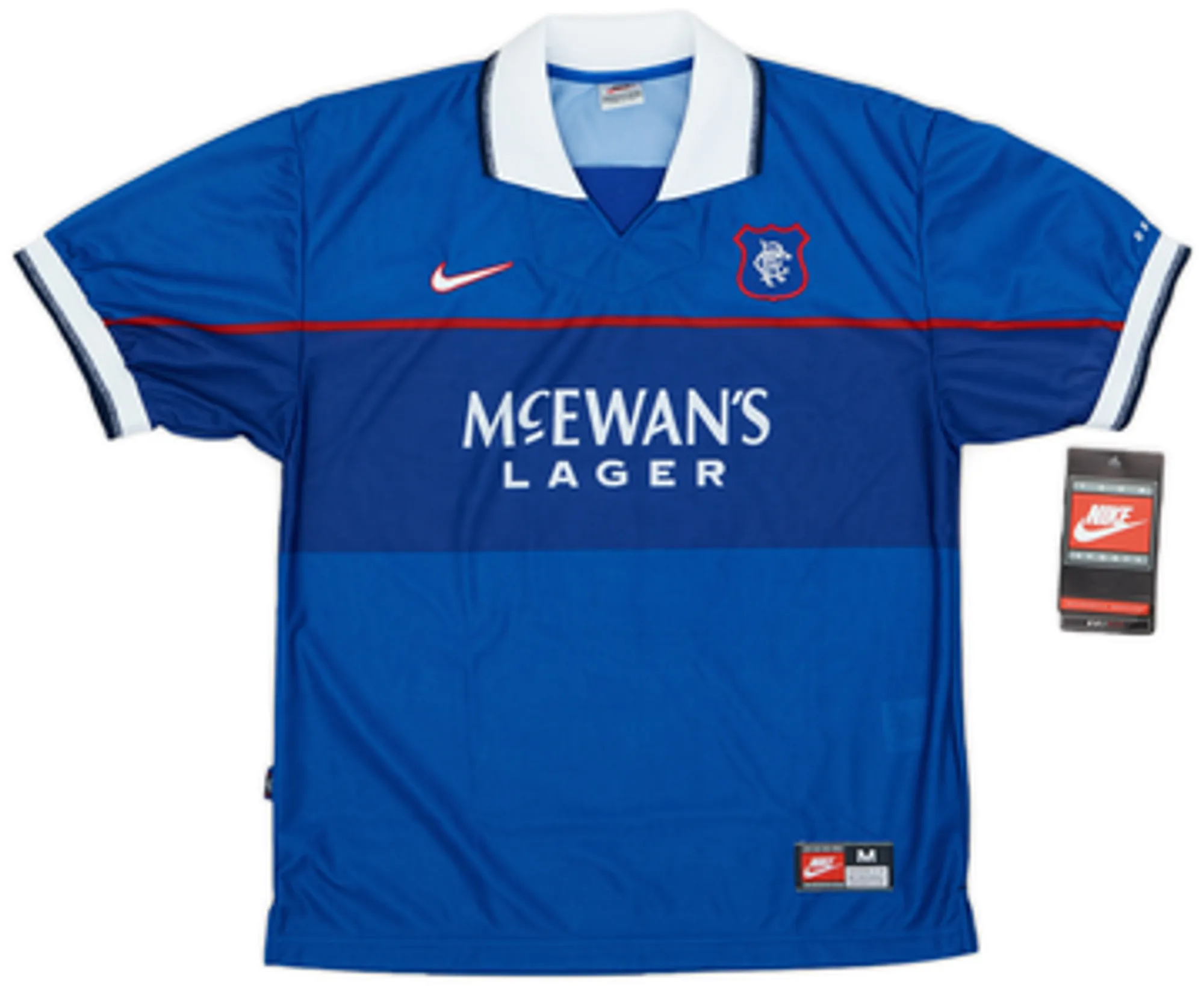 1997-99 Rangers Home Shirt Gascoigne #8 (M)