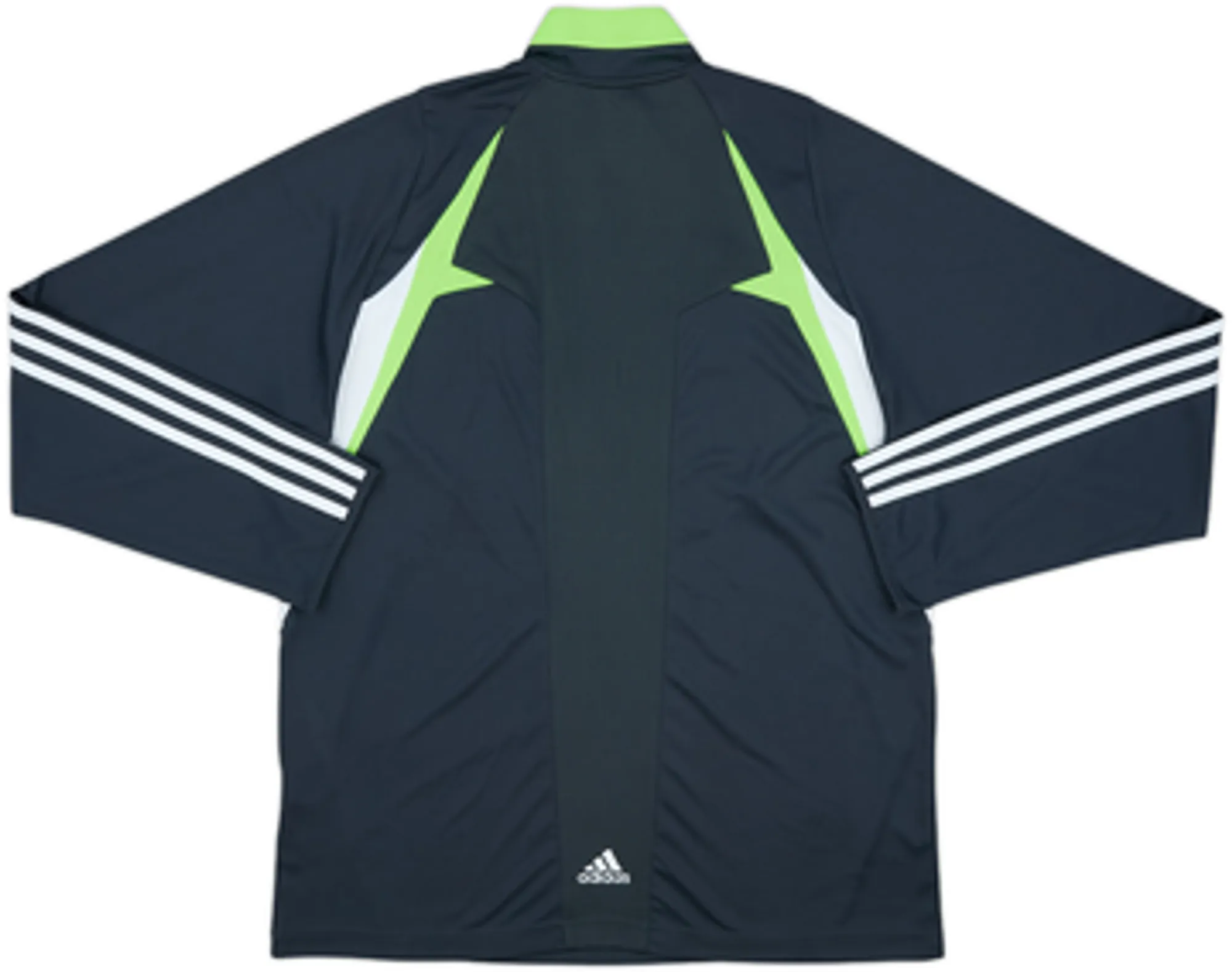 2007-08 Real Madrid adidas CL 1/4 Zip Drill Top - 8/10 - (L)