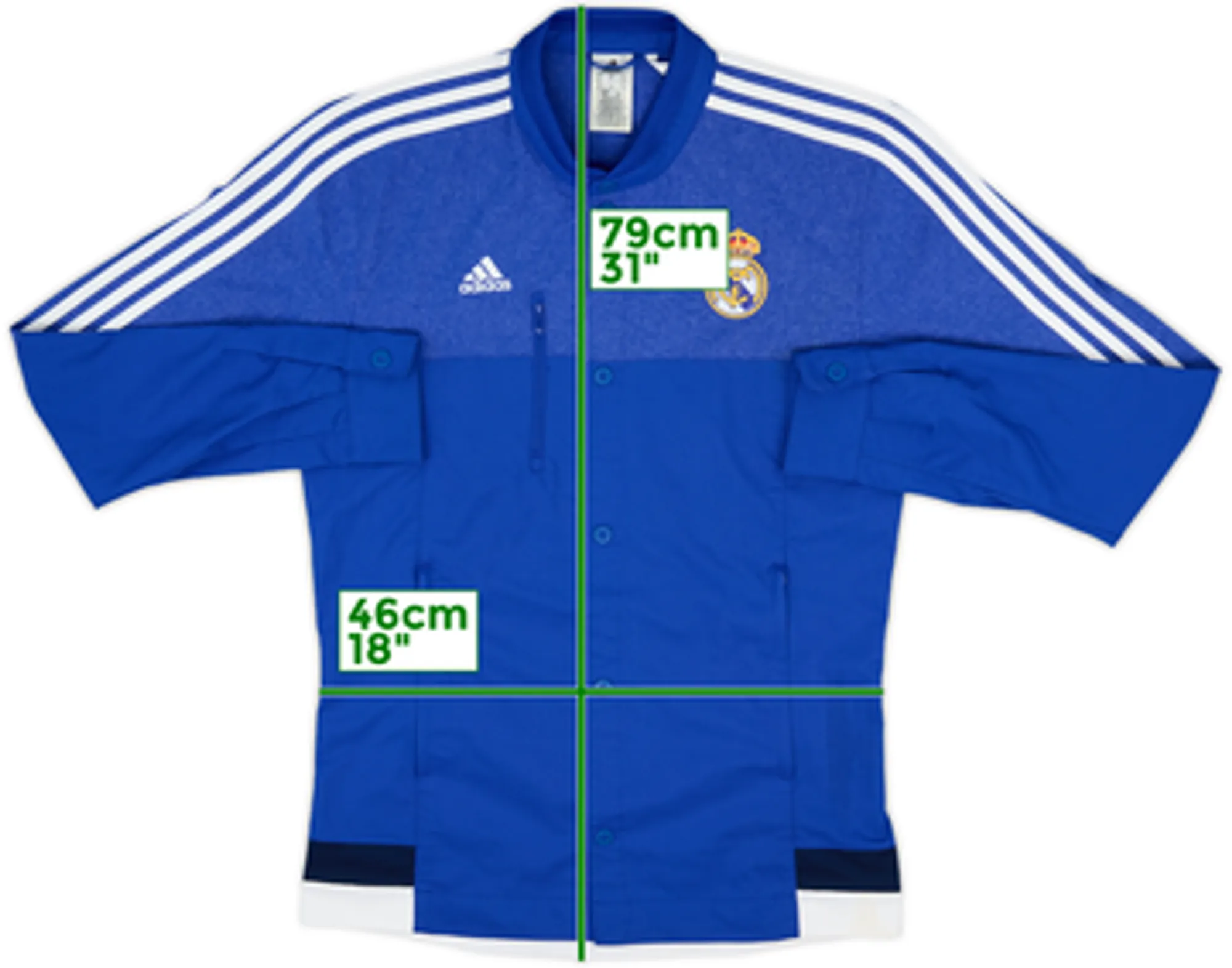 2014-15 Real Madrid adidas Track Jacket - 10/10 - (S)