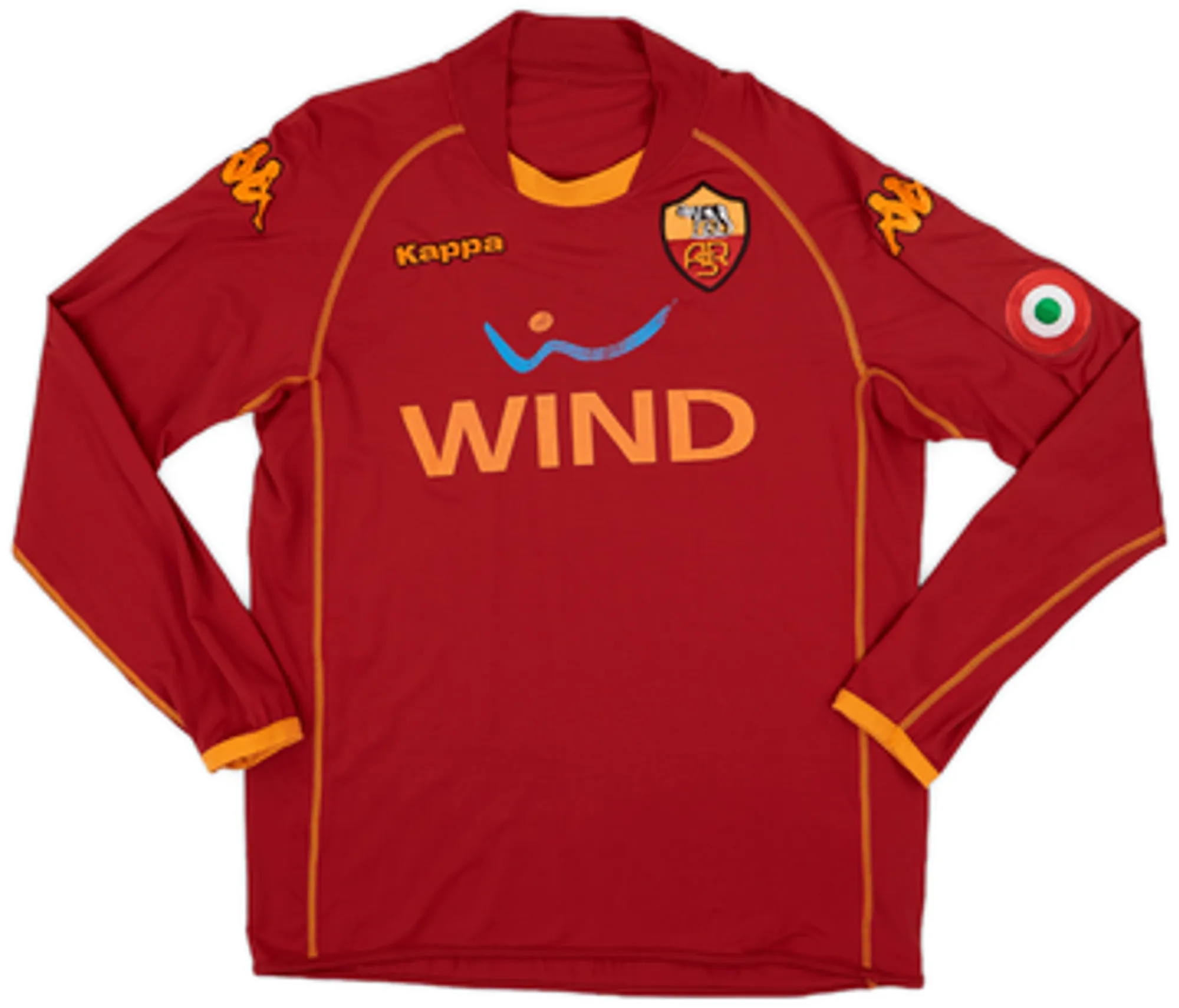 2008-09 Roma Home L/S Shirt - 5/10 - (XXL)