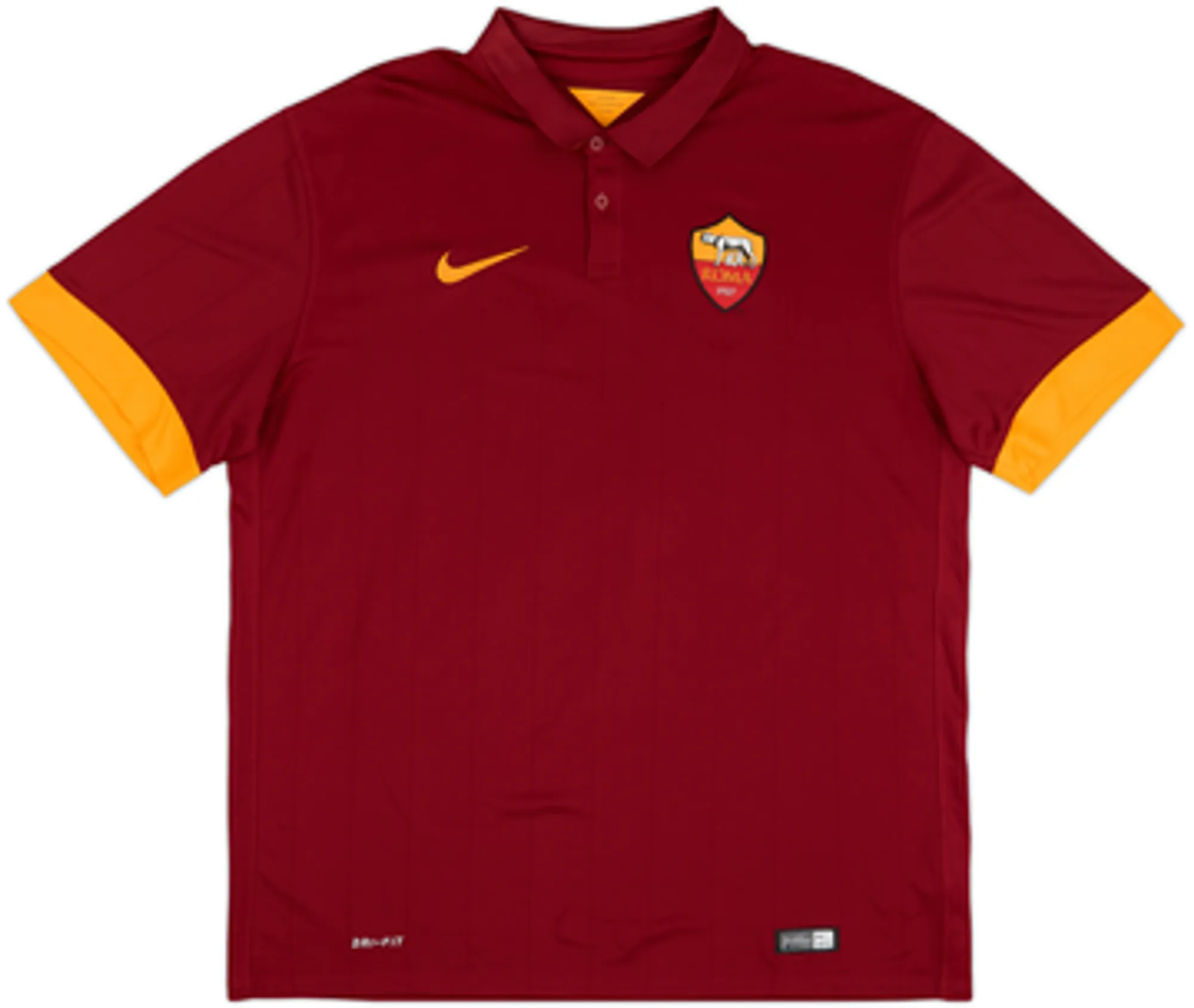 2014-15 Roma Home Shirt De Rossi #16 - 10/10 - (S)