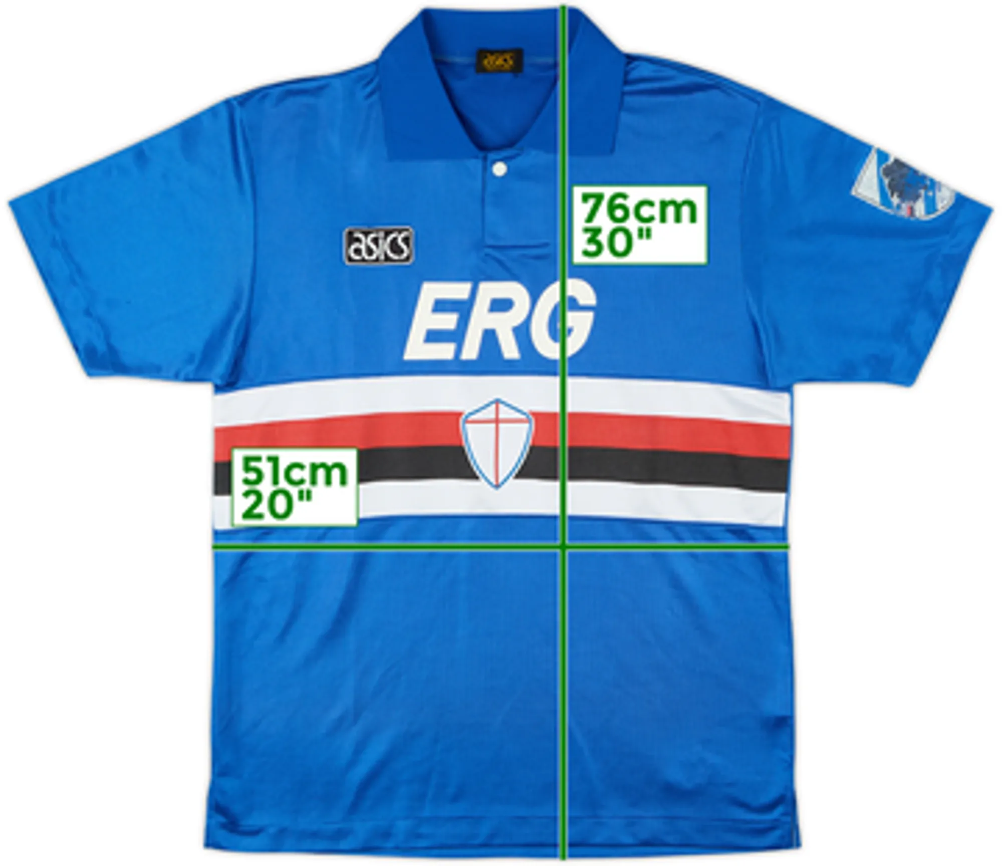 1992-94 Sampdoria Home Shirt - 6/10 - (M)