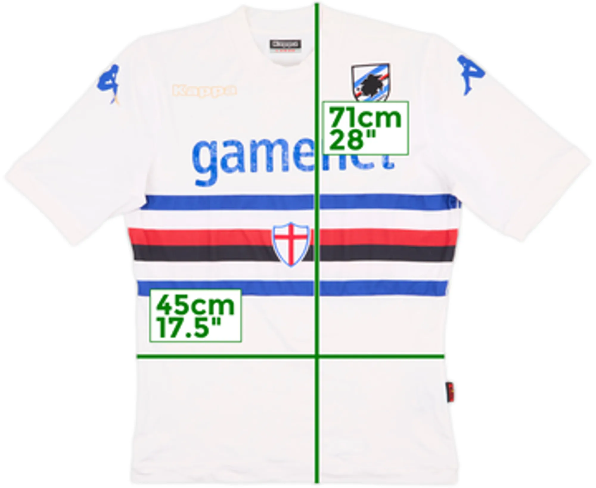 2012-13 Sampdoria Away Shirt - 5/10 - (L)