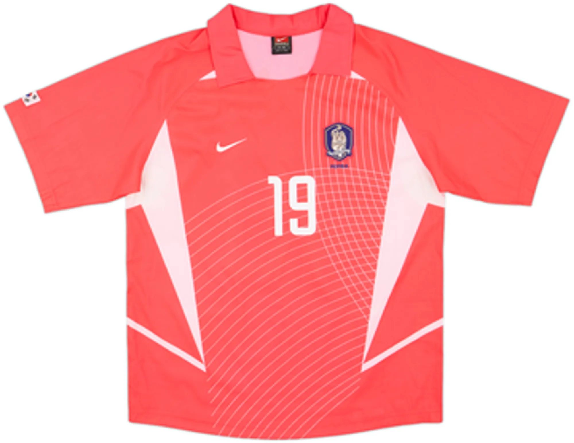 2002-03 South Korea Home Shirt J.H.Ahn #19 - 10/10 - (L)