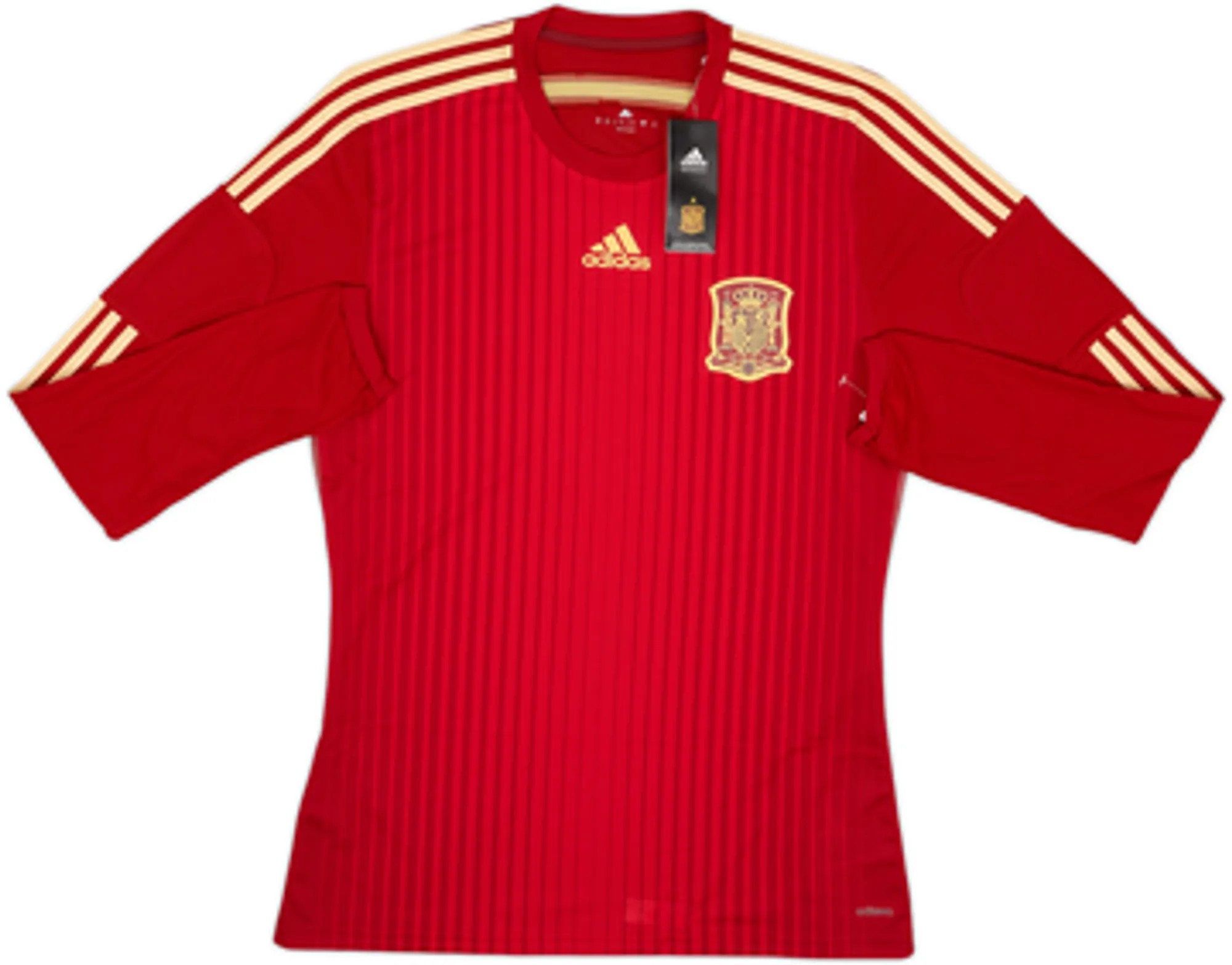 2013-15 Spain Player Issue Home L/S Shirt (L)