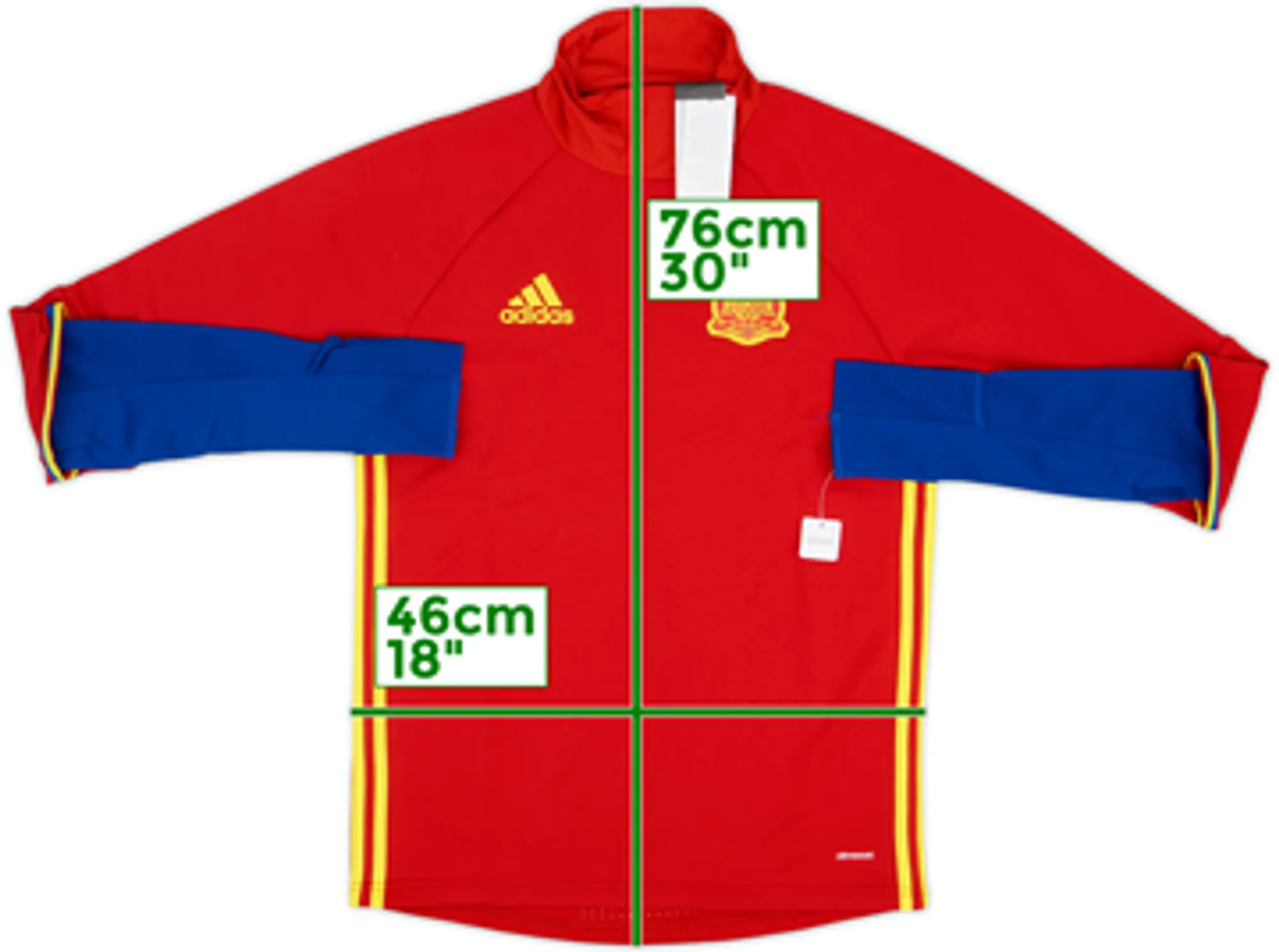 2015-16 Spain adidas Drill Top (S)