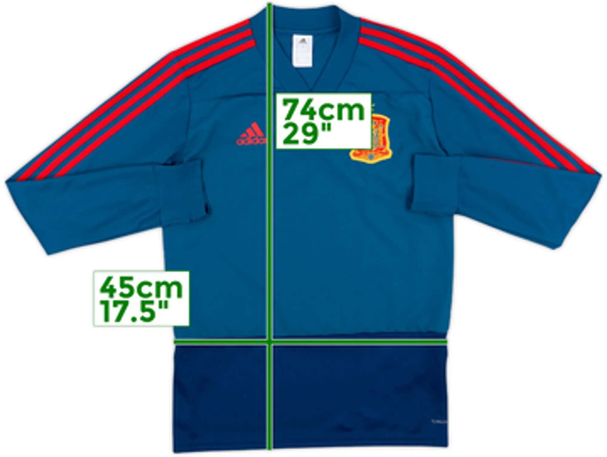 2017-18 Spain adidas Drill Top - 9/10 - (S)