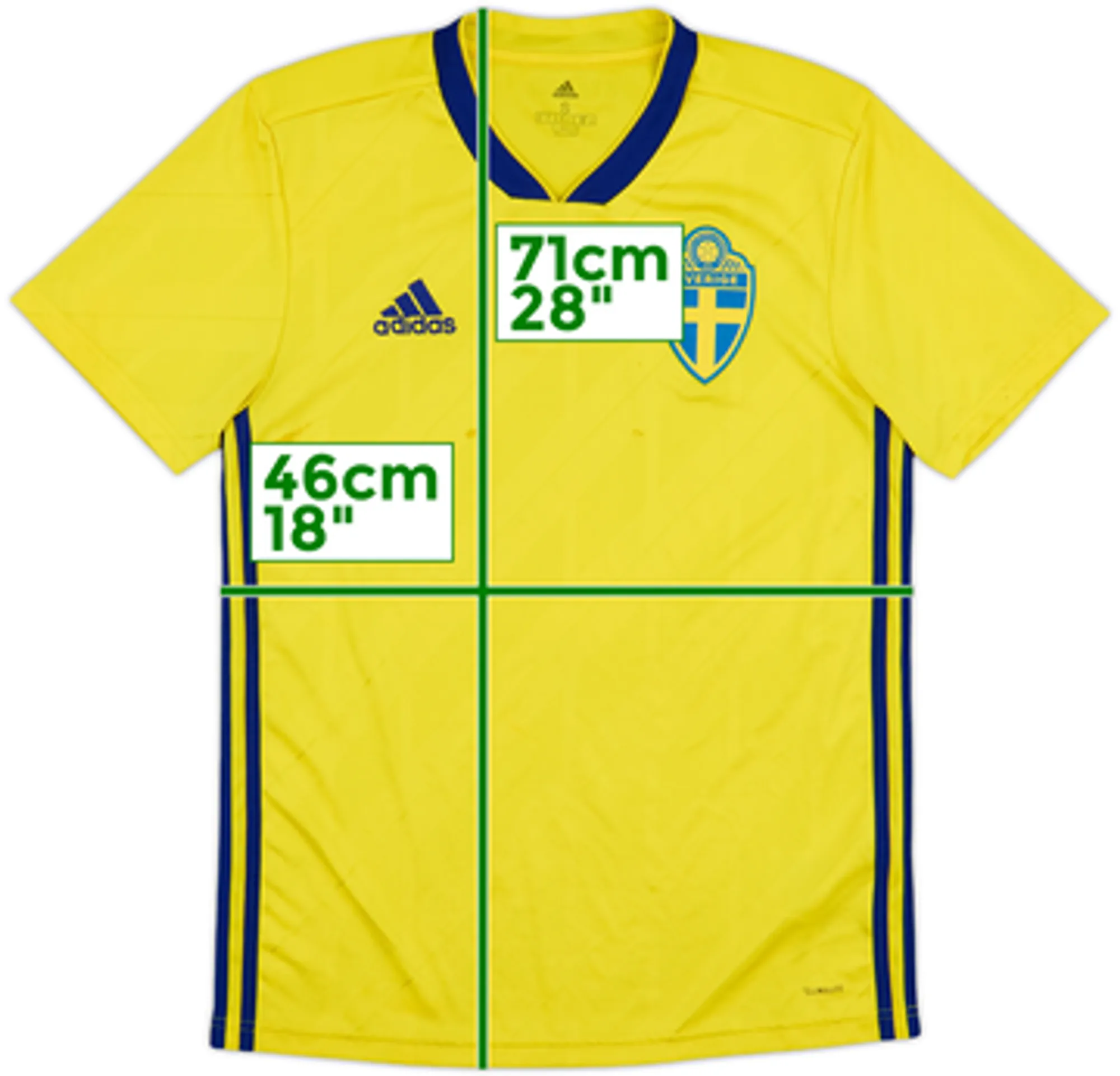 2018-20 Sweden Home Shirt - 5/10 - (S)