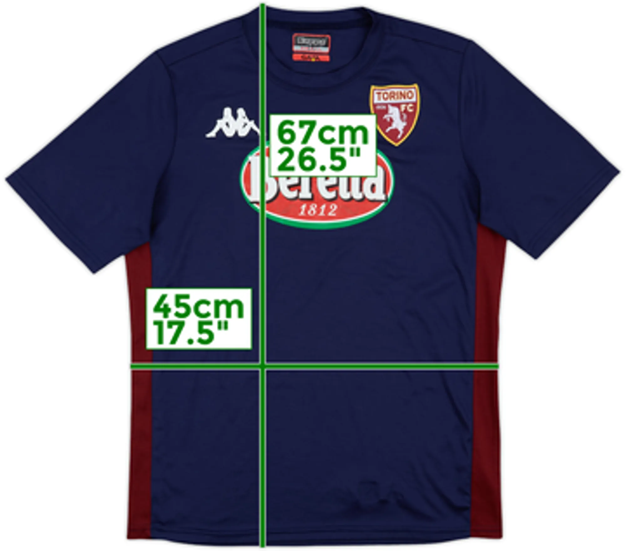 2017-18 Torino Kappa Training Shirt - 7/10 - (L)