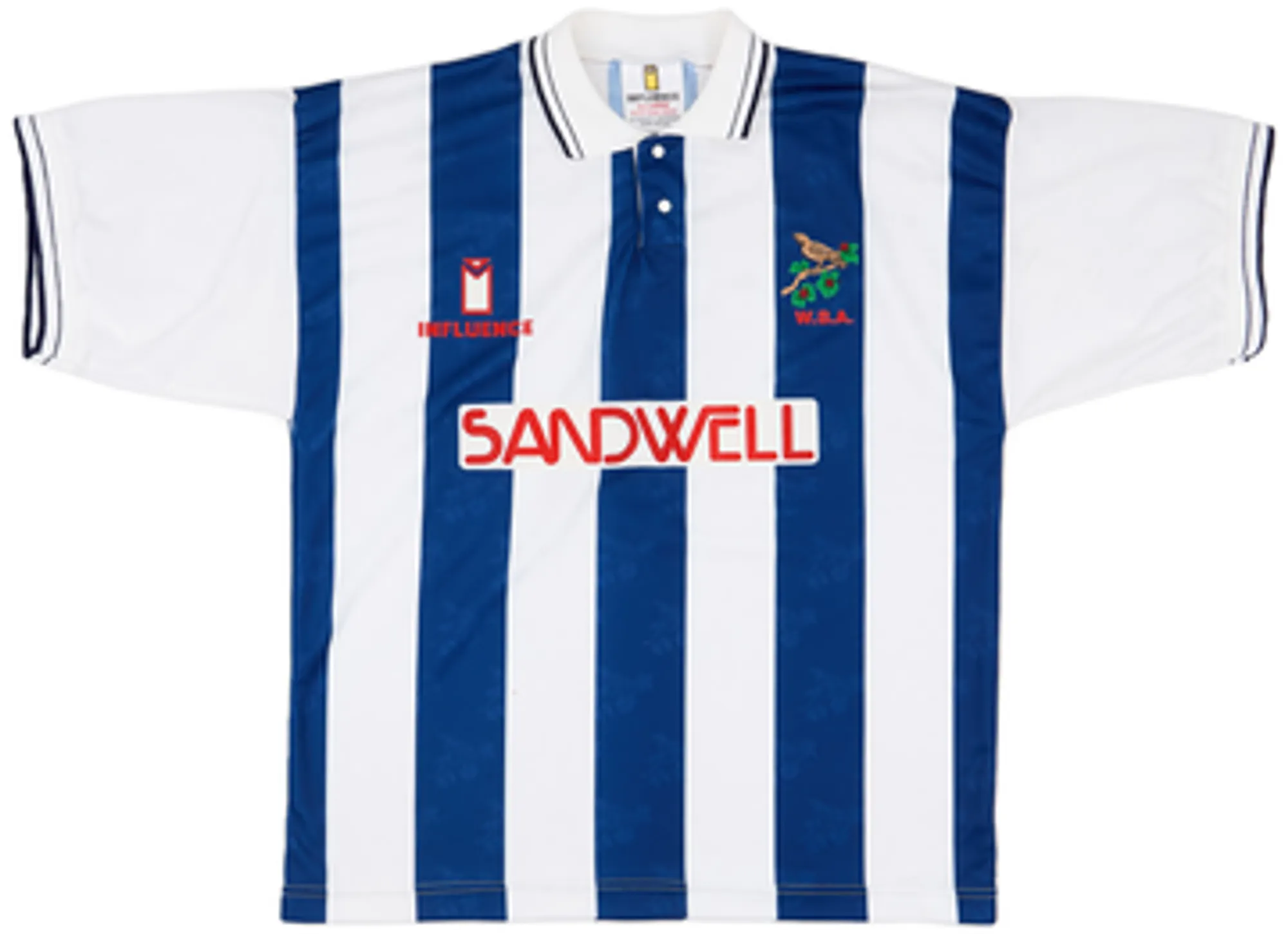 1991-92 West Brom Home Shirt - 8/10 - (L)
