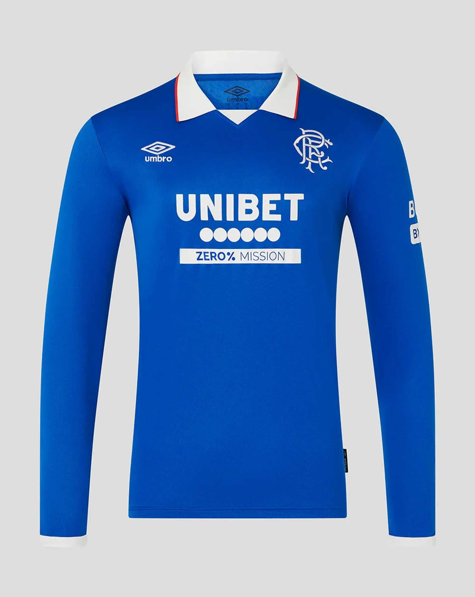 Castore Rangers Men's 25/26 Home Long Sleeve Shirt