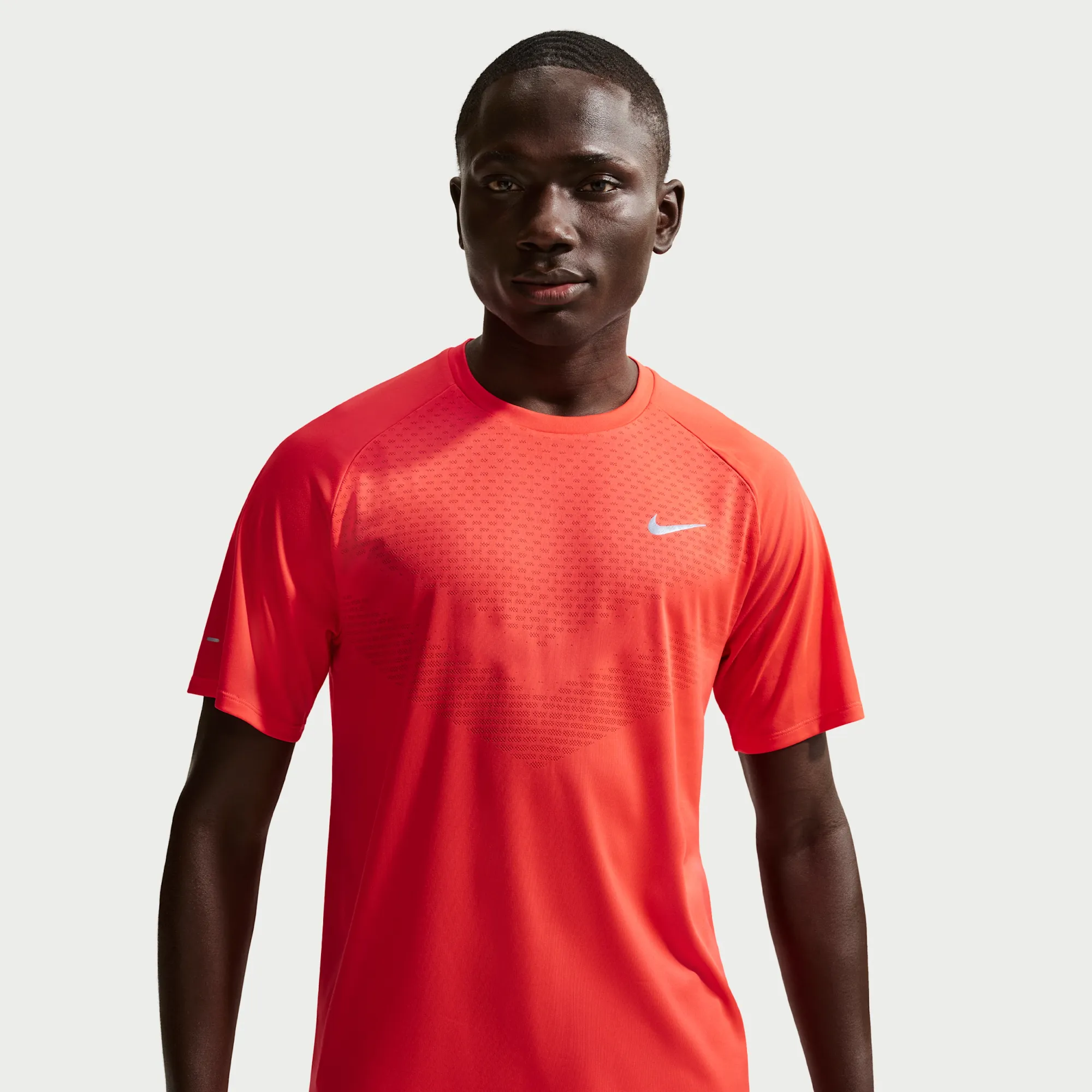 Nike Stride Men's Dri-FIT ADV Short-Sleeve Running Top - Light Crimson