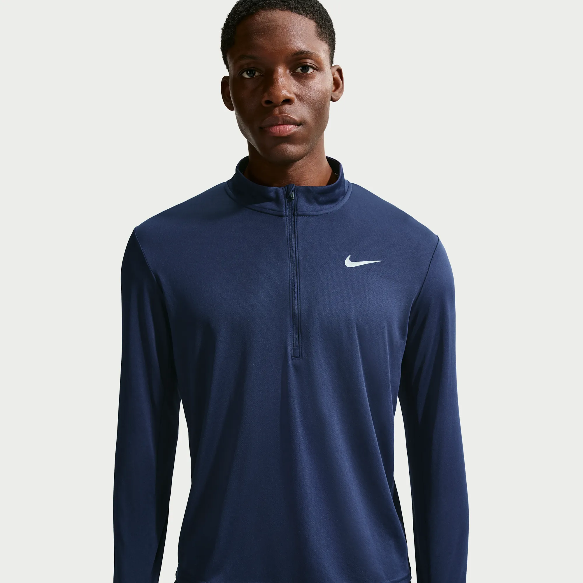 Nike Pacer Men's Dri-FIT 1/2-Zip Running Top - Blue - Polyester