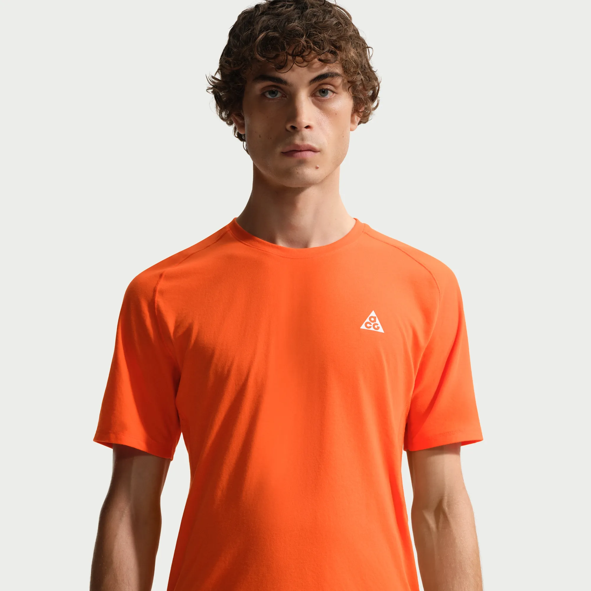 Nike ACG 'Solar Chase' Men's Dri-FIT ADV Trail Running Top - Safety Orange