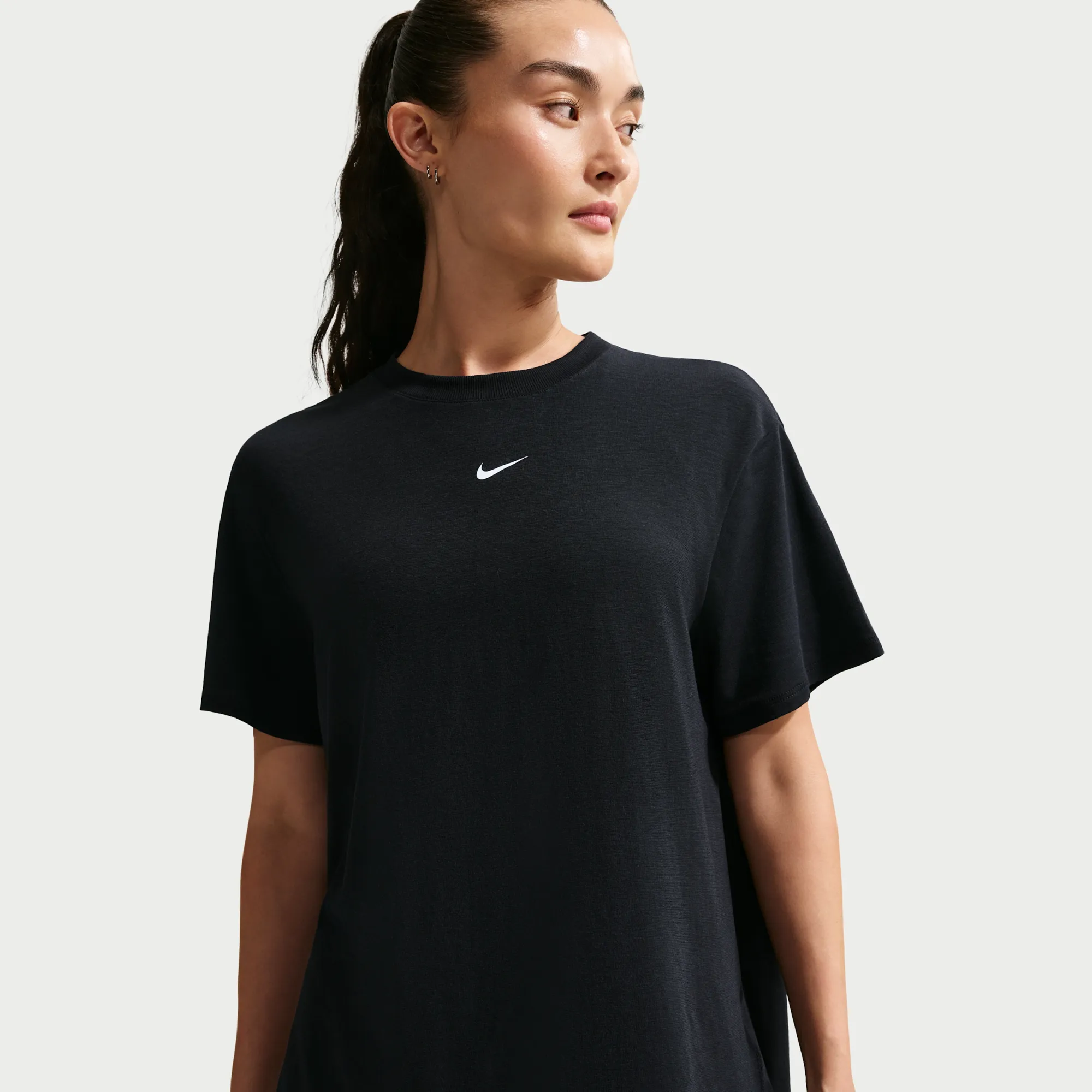Nike One Relaxed Women's Dri-FIT Short-Sleeve Top - Black