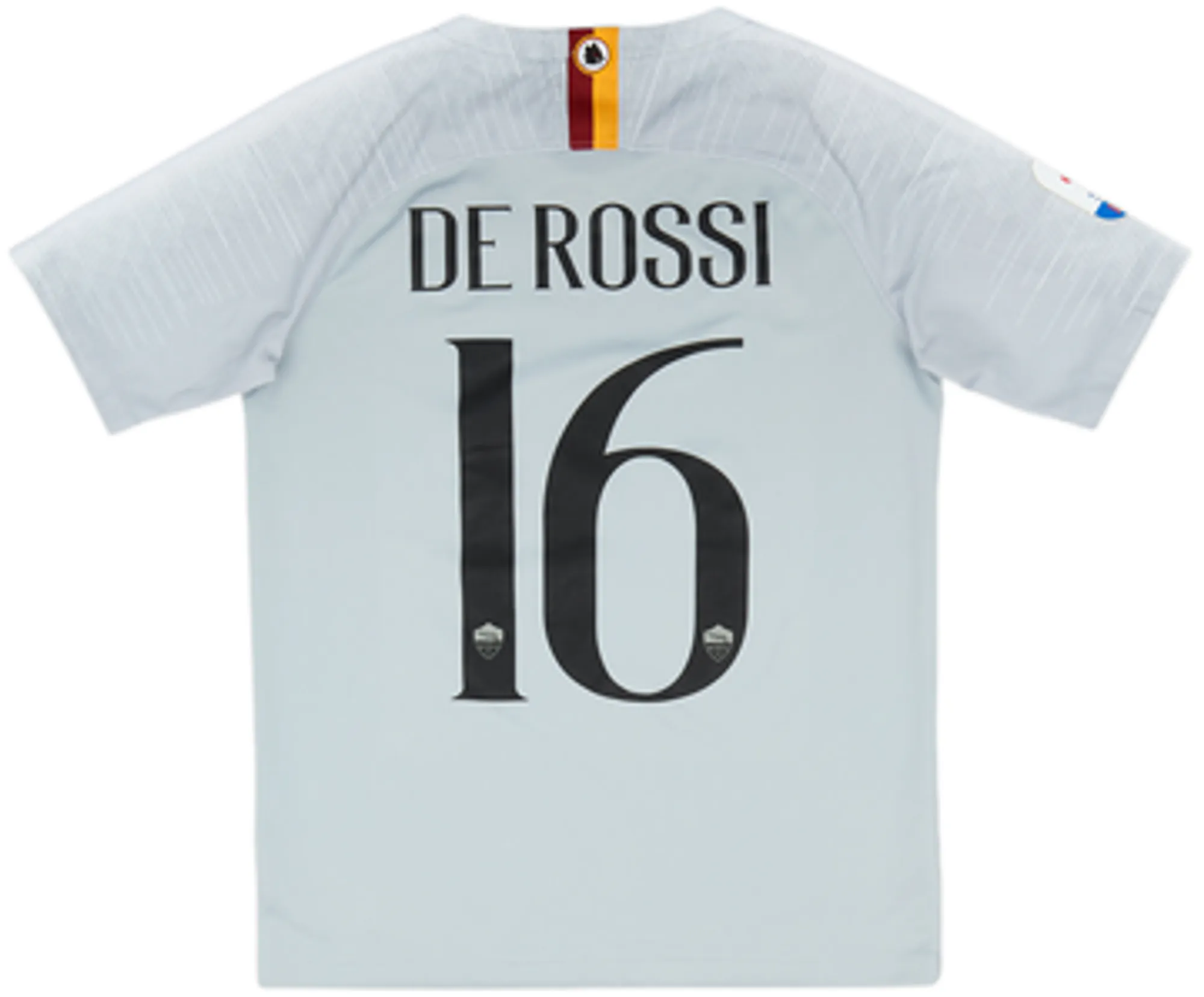 2018-19 Roma Away Shirt and Shorts De Rossi #16 - 9/10 - (XL.Boys)