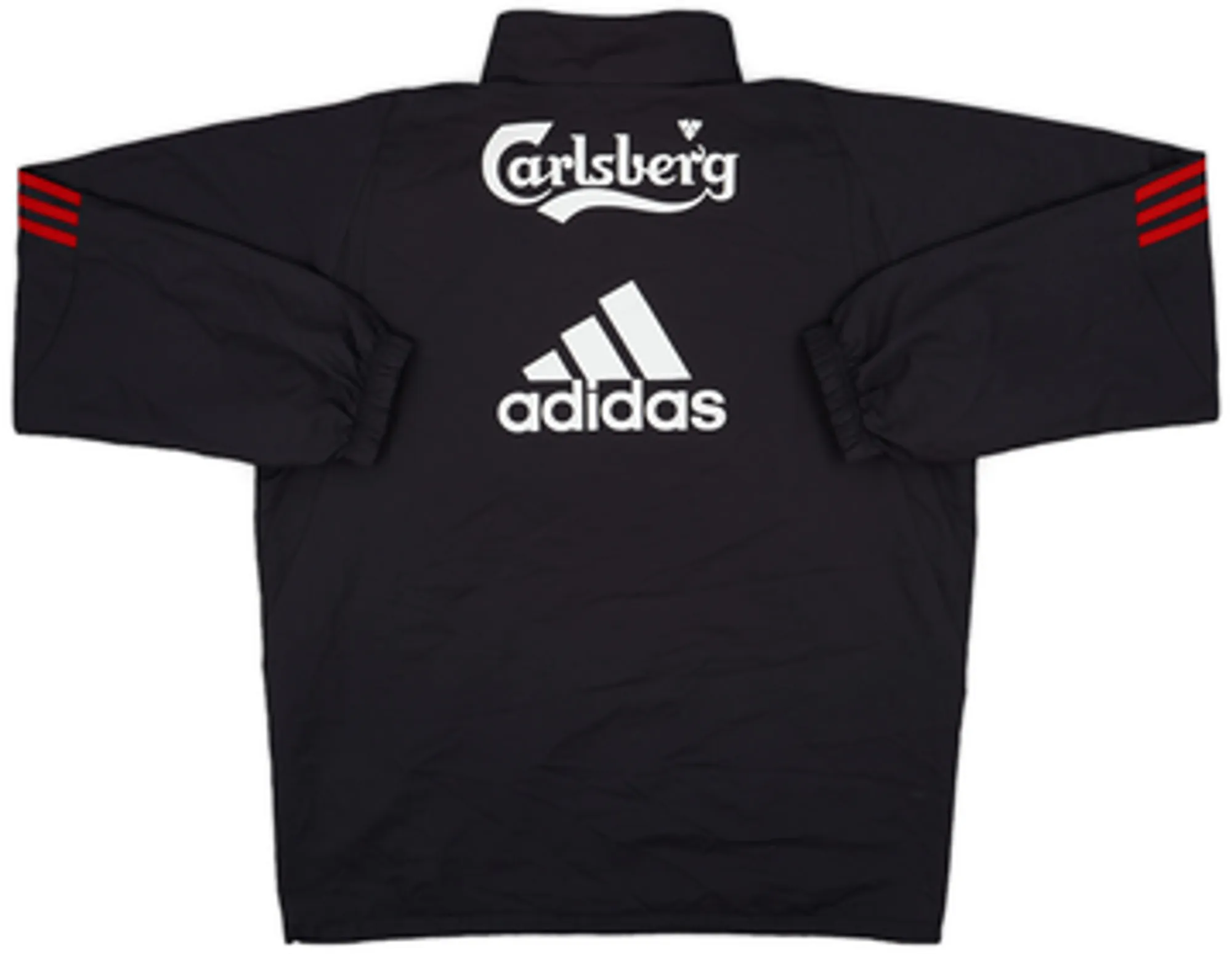2009-10 Liverpool adidas 1/4 Zip Drill Top - 10/10 - (L)