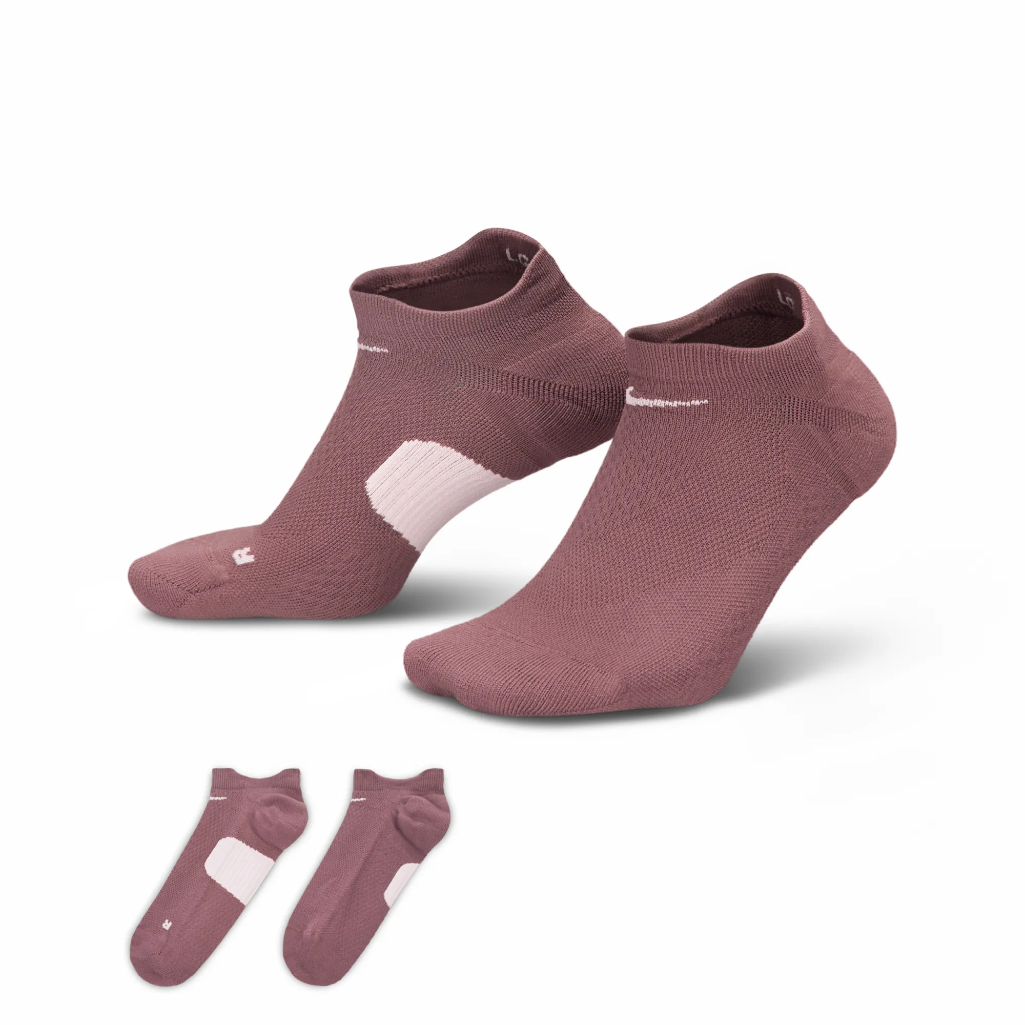 Nike Running Midweight No-Show Socks (1 Pair) - Purple