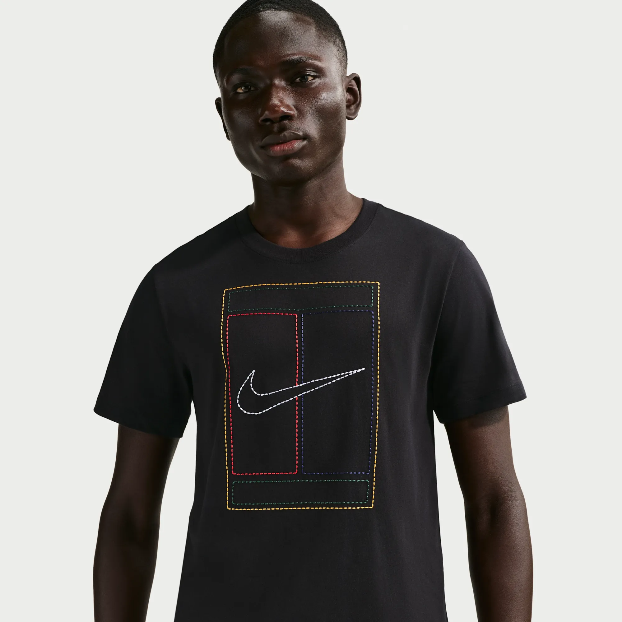 NikeCourt Heritage Men's T-Shirt - Black - Cotton