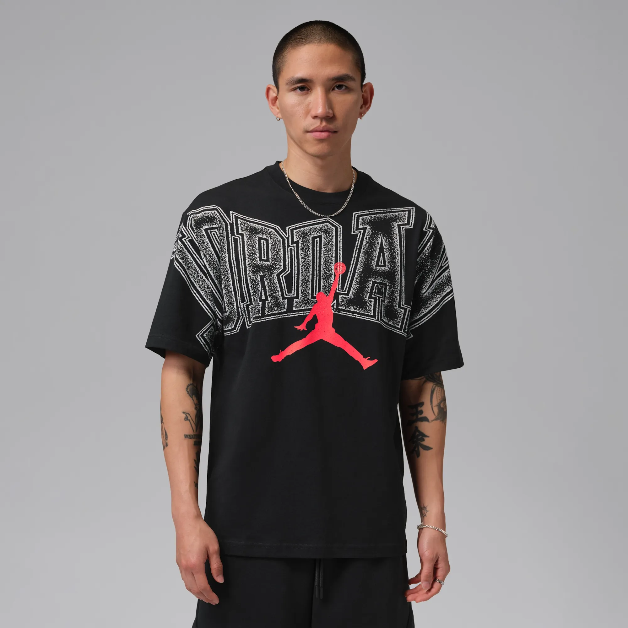 Nike Jordan Men's Graphic T-Shirt - Black - Cotton