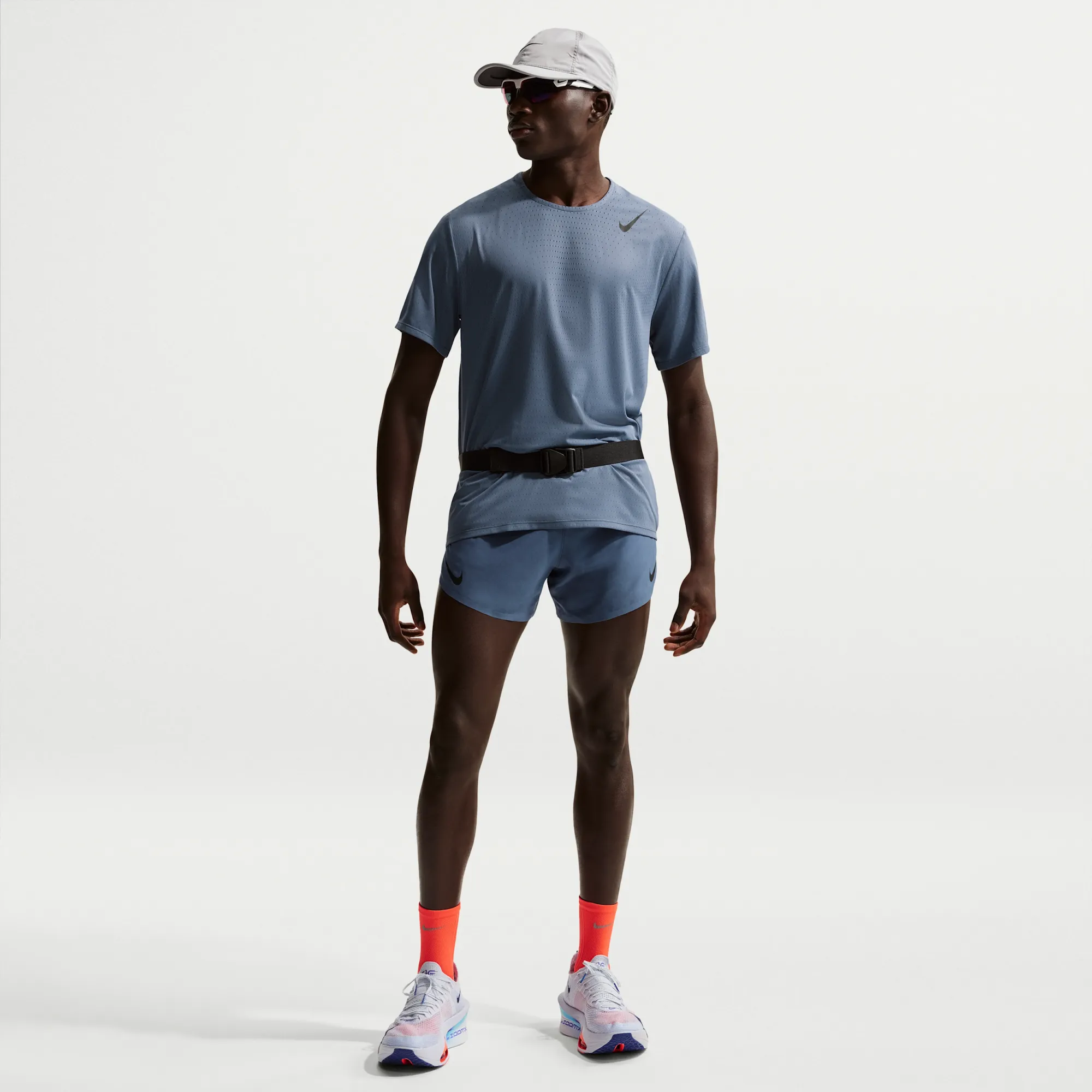 Nike AeroSwift Dri-FIT ADV Brief-Lined Running Shorts - Diffused Blue