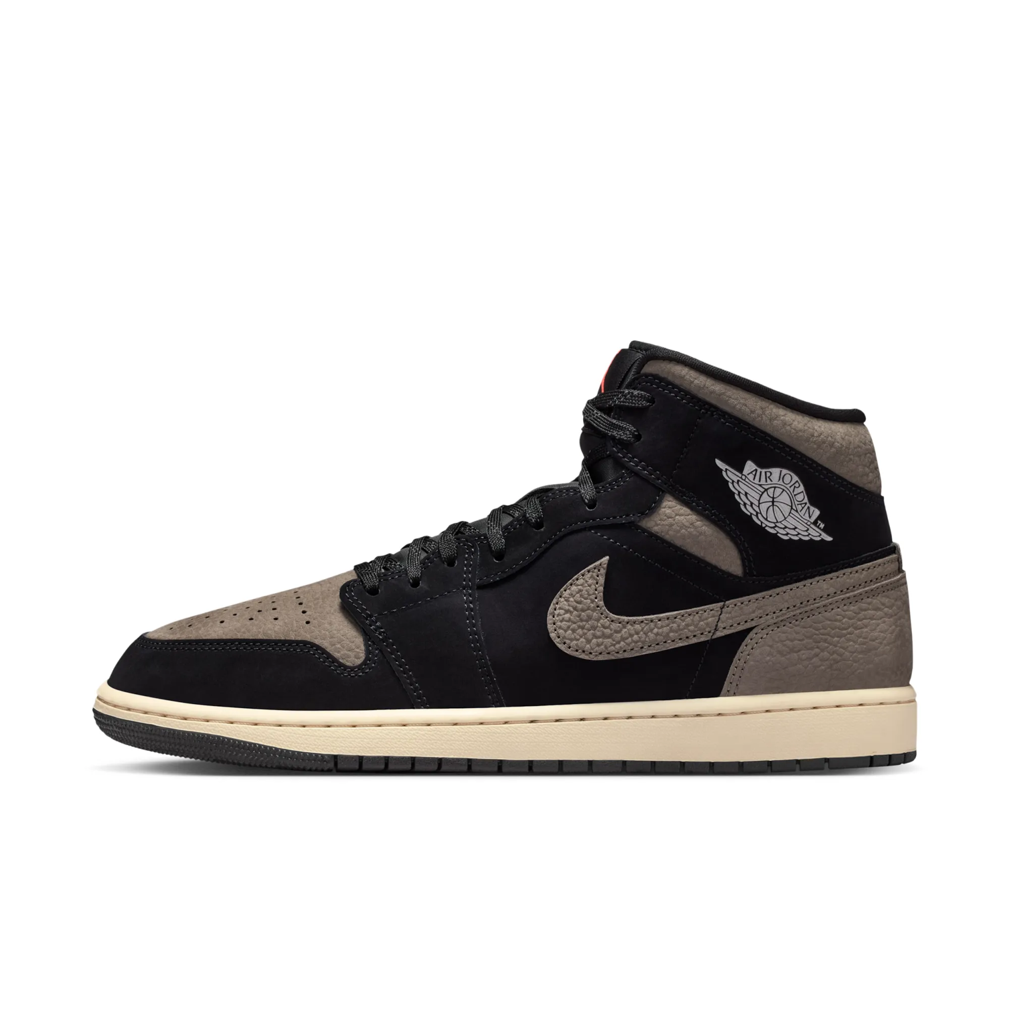 Nike Air Jordan 1 Mid SE Men's Shoes - Black