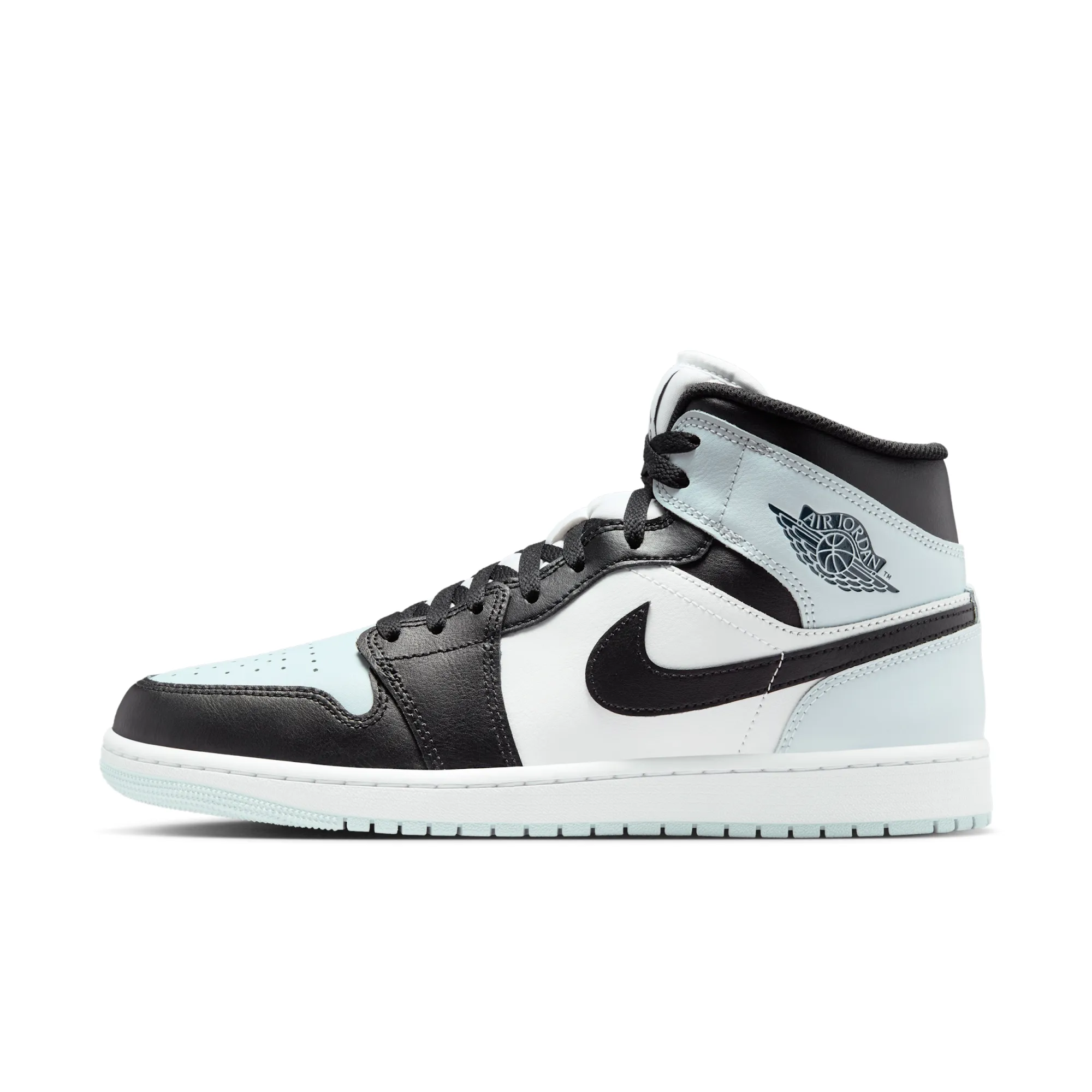 Nike Air Jordan 1 Mid Men's Shoes - Black