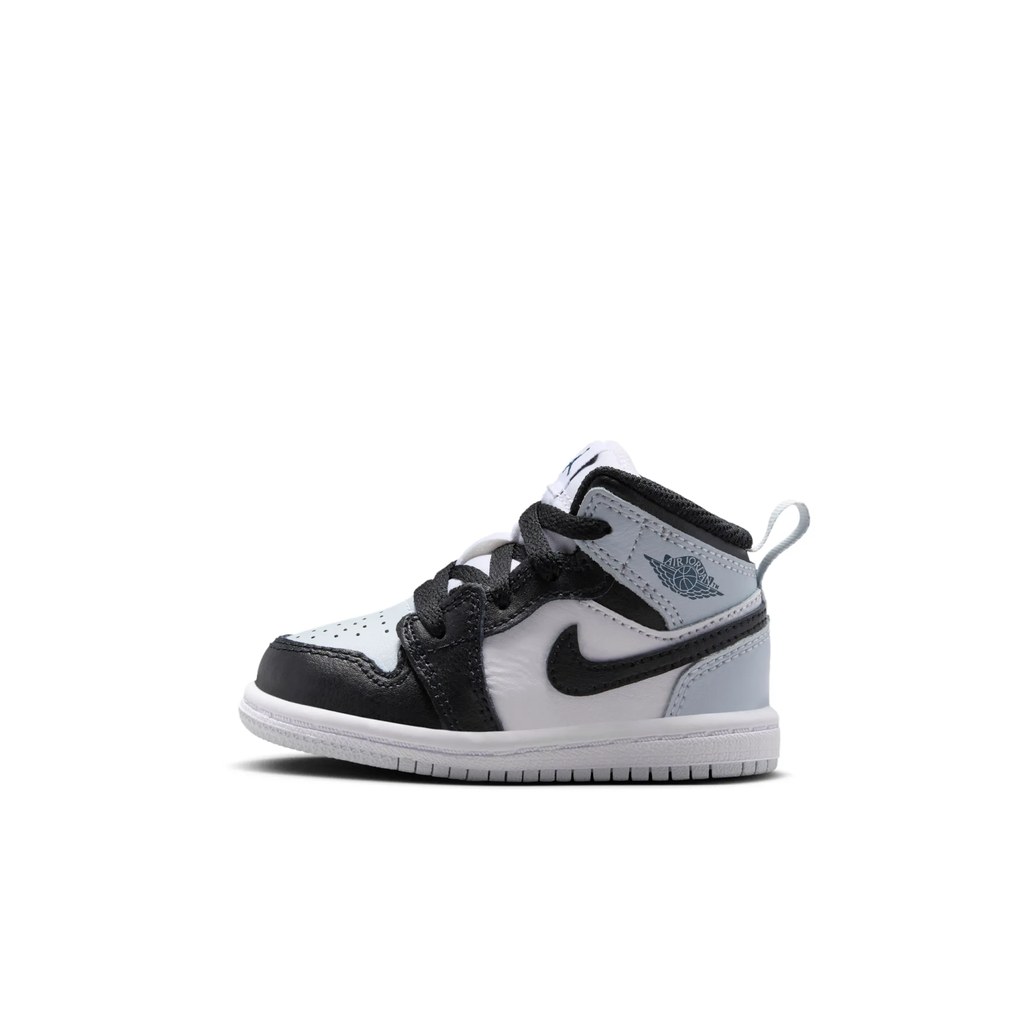 Nike Jordan 1 Mid Baby/Toddler Shoes - Black