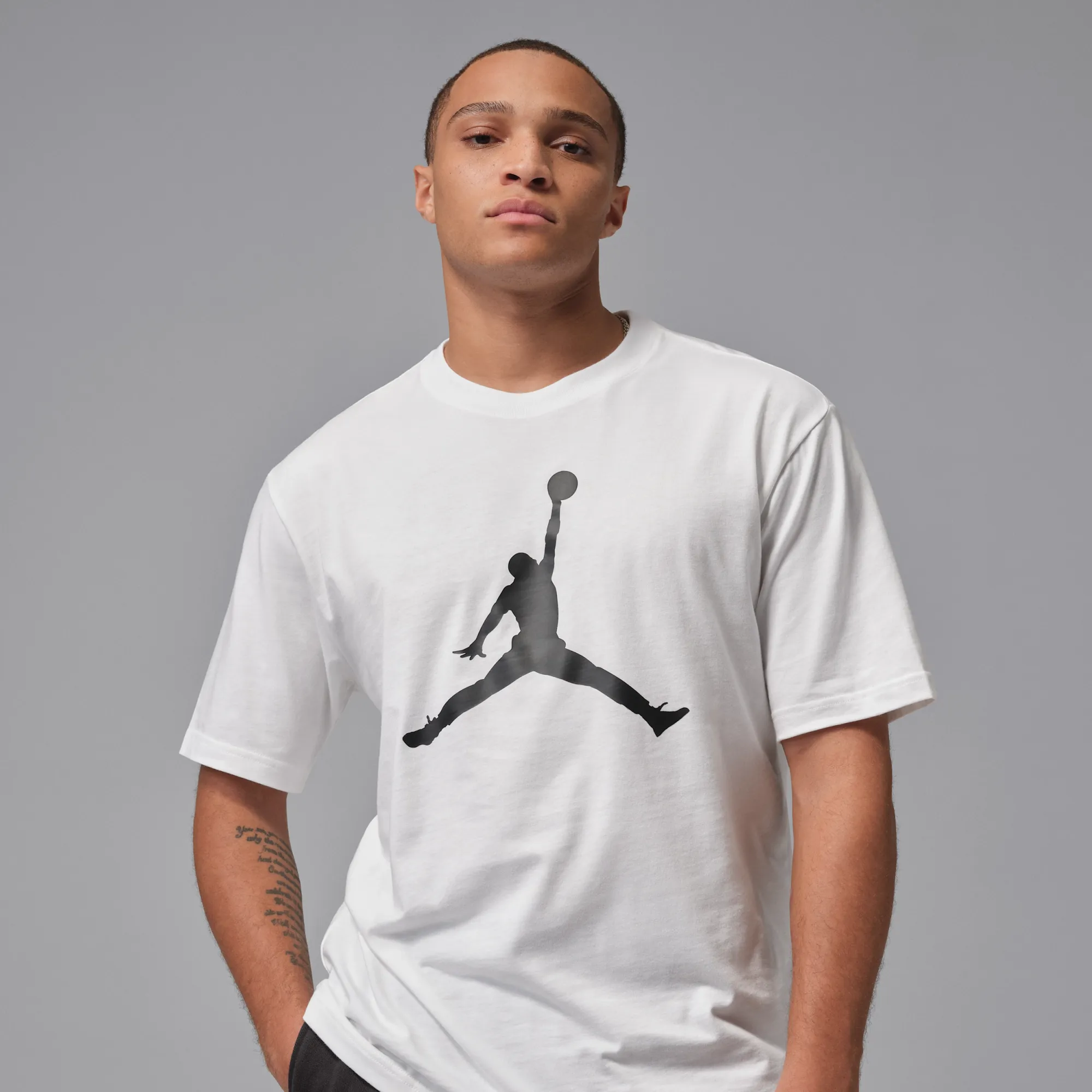 Nike Jordan Men's T-Shirt - White - Cotton