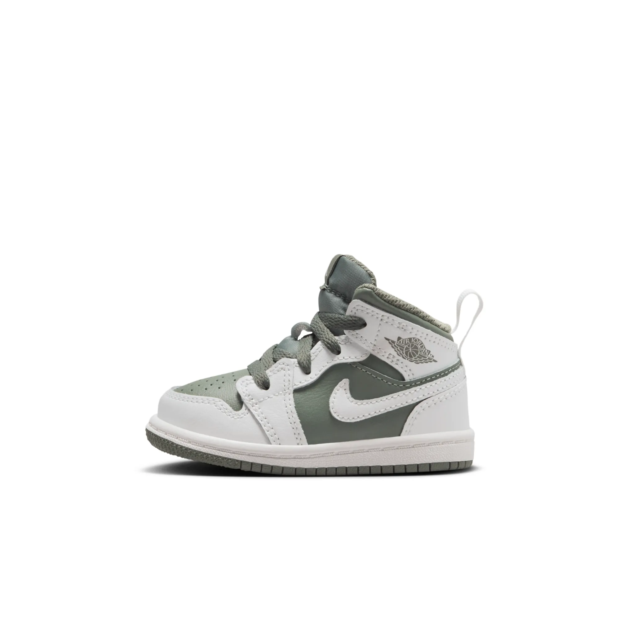 Nike Jordan 1 Mid Baby/Toddler Shoes - White