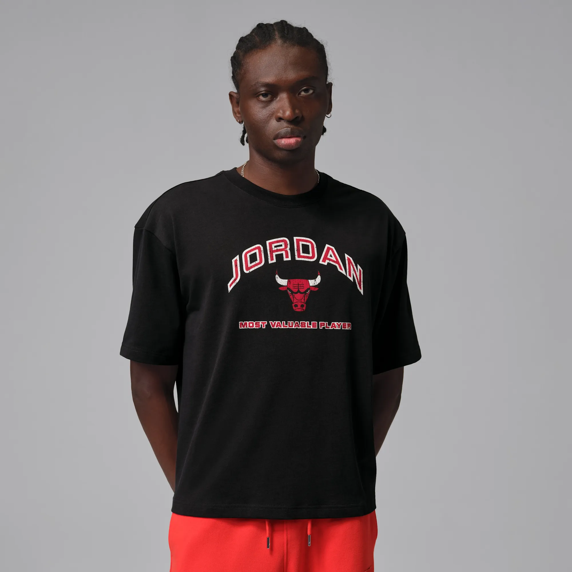 Nike Jordan Flight Essentials Men's Boxy Graphic T-Shirt - Black - Cotton