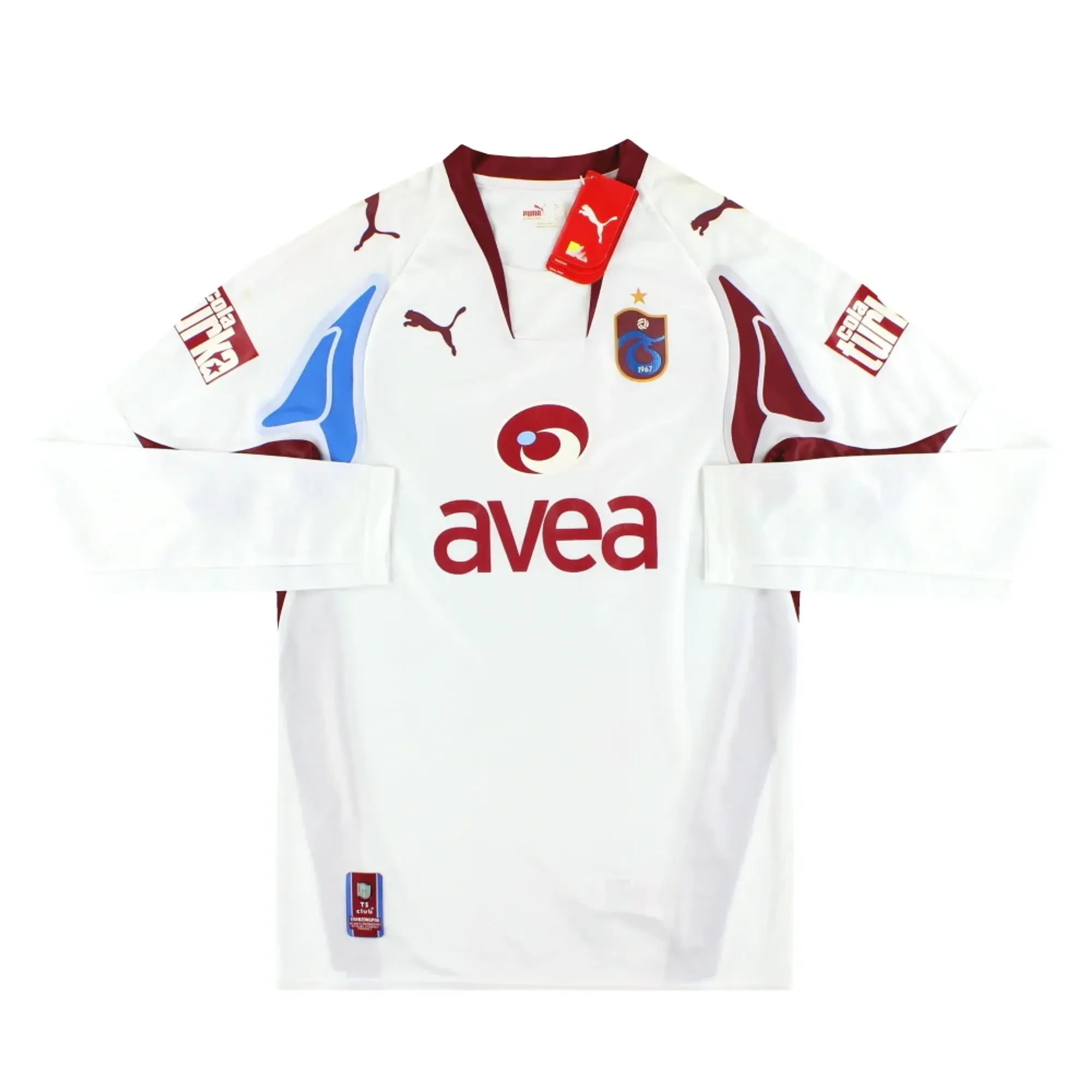 2007-08 Trabzonspor Puma Away Shirt L/S *w/tags* M - Other Turkish Clubs / w/tags 