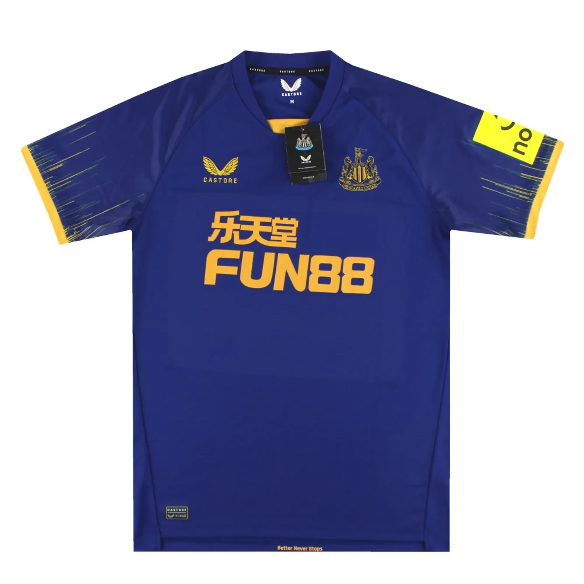 2022-23 Newcastle Castore Away Shirt *w/tags* M - Newcastle United / Excellent 