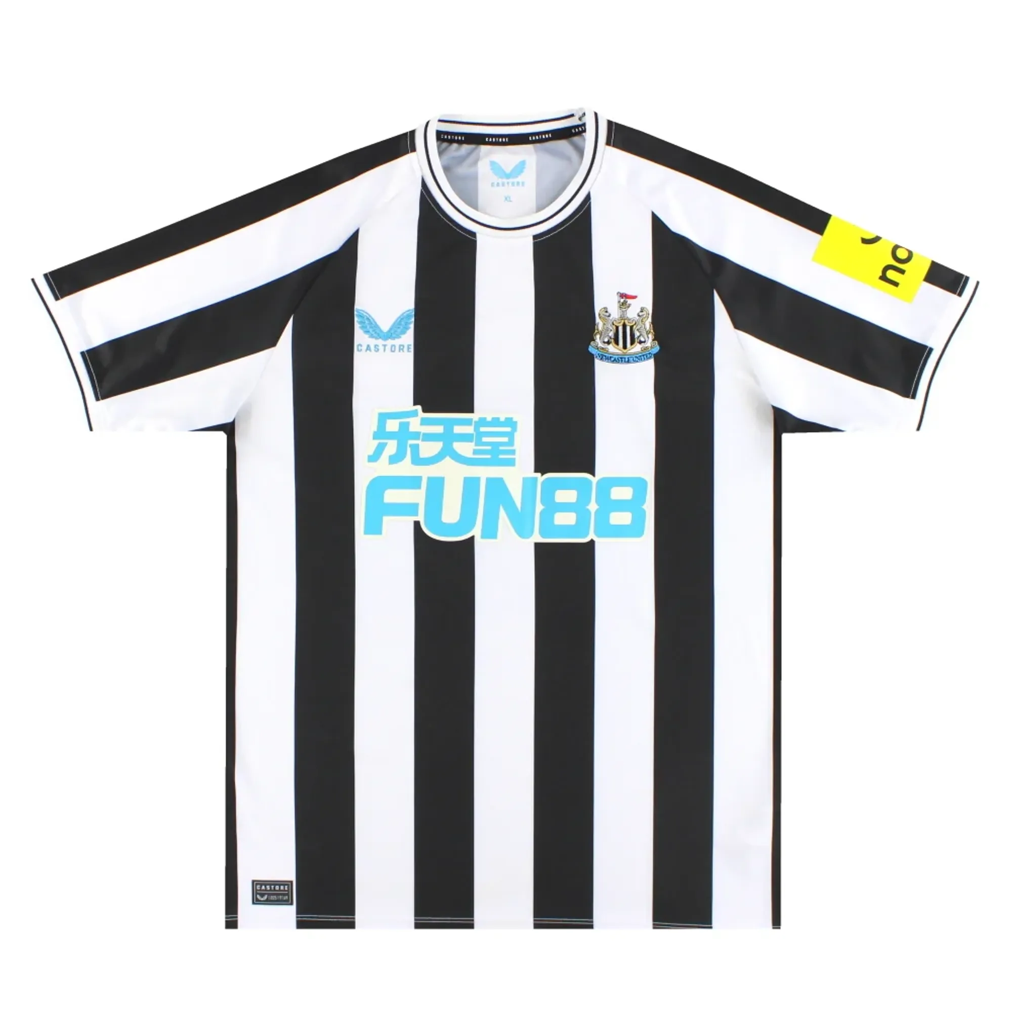 2022-23 Newcastle Castore Home Shirt XL - Newcastle United / Excellent 