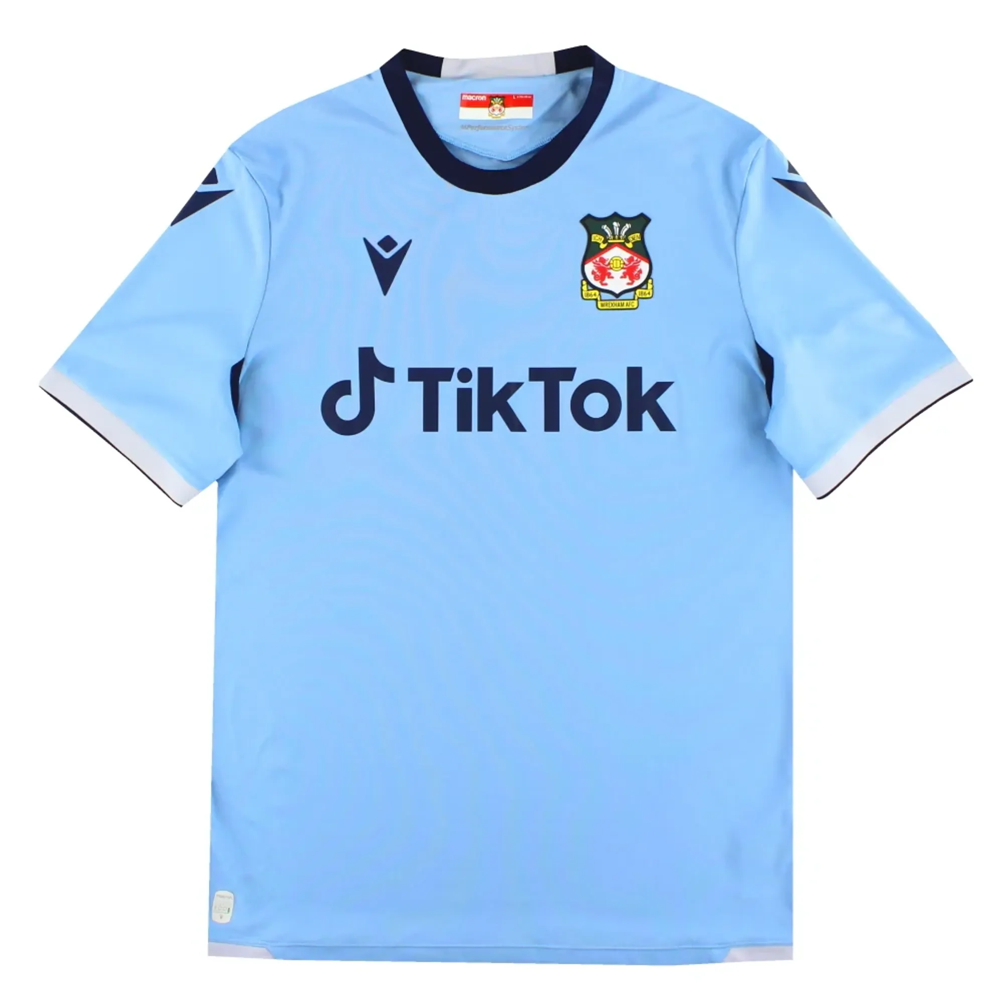 2022-23 Wrexham Macron Away Shirt L - Wrexham / Excellent 