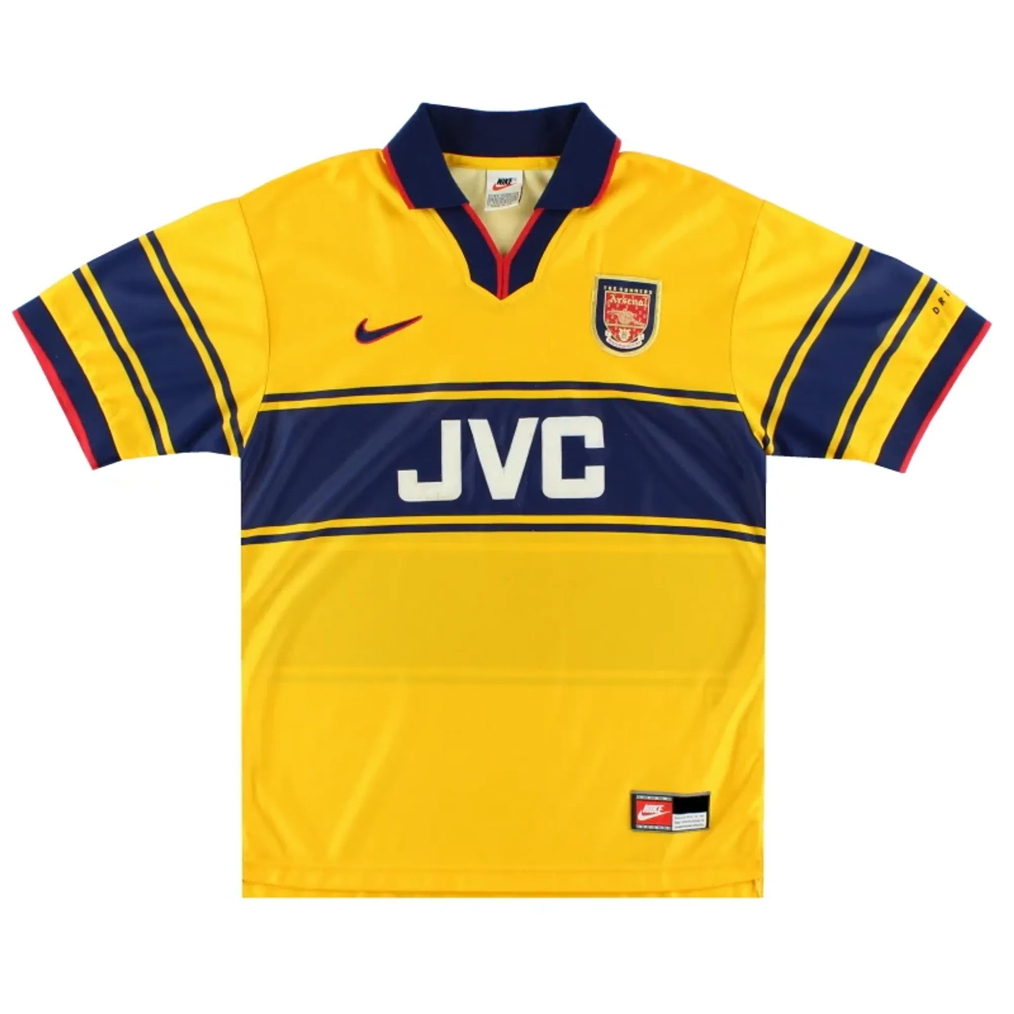 1997-99 Arsenal Nike Away Shirt M - Arsenal / Very good 