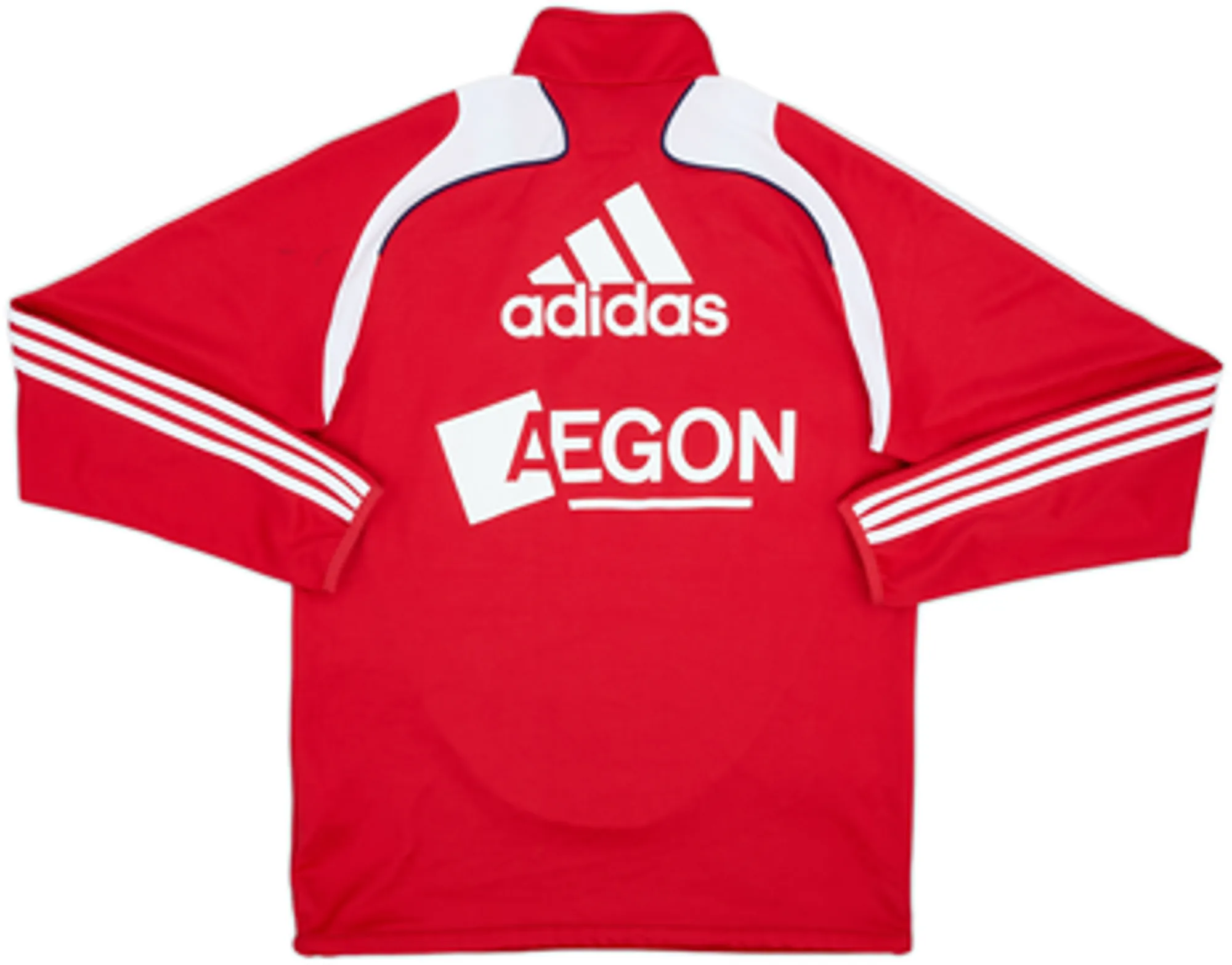 2009-10 Ajax adidas 1/4 Zip Drill Top - 8/10 - (L)