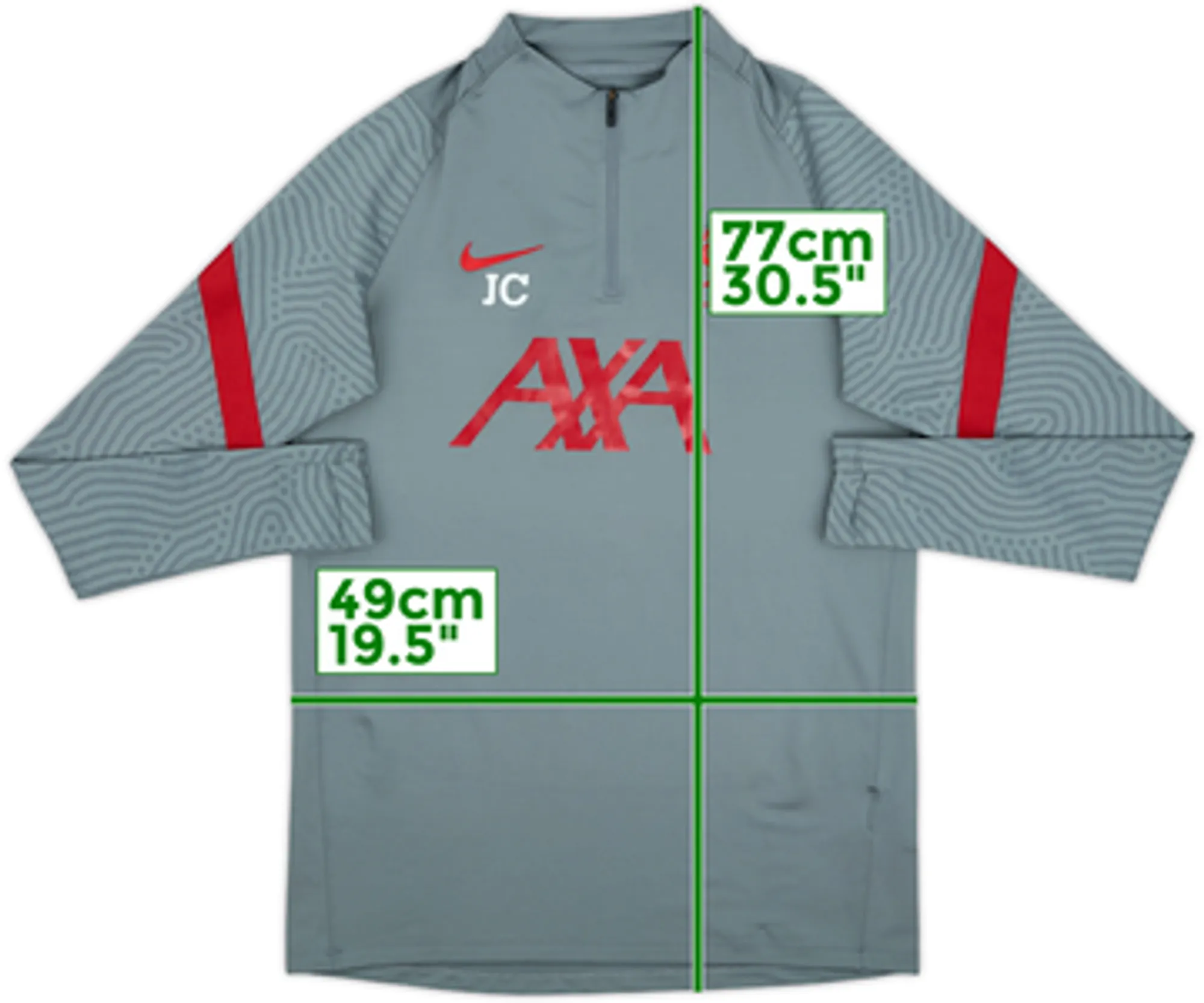 2020-21 Liverpool Staff Issue Nike 1/4 Zip Drill Top JC - 7/10 - (M)