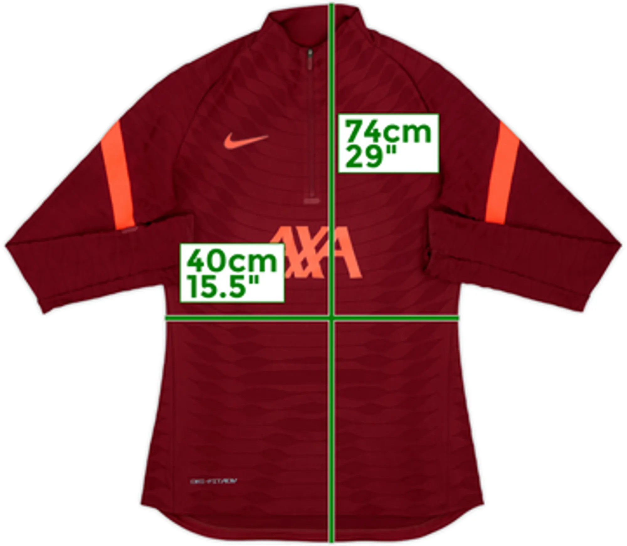 2021-22 Liverpool Nike Dri-Fit ADV 1/4 Zip Drill Top - 7/10 - (L)