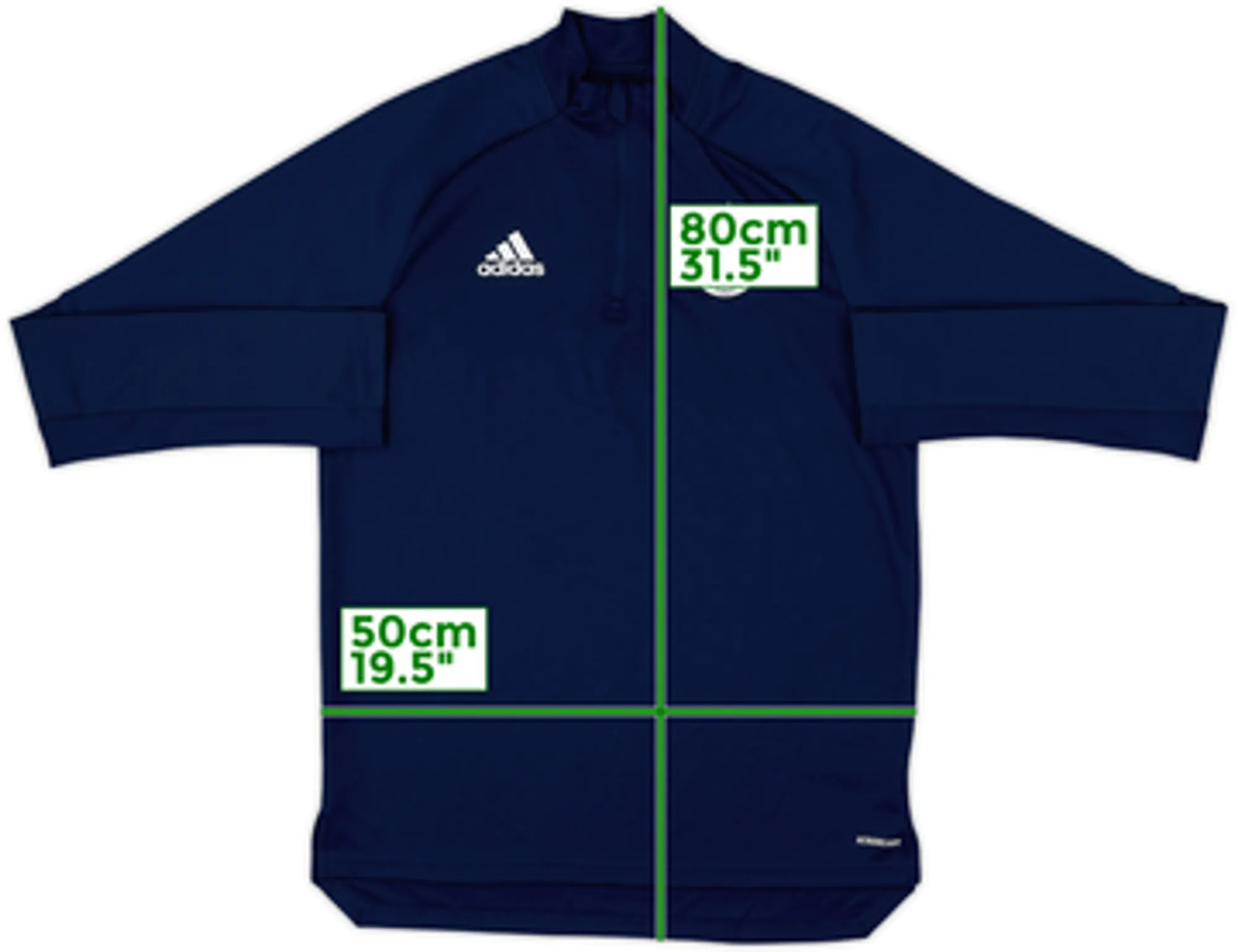 2020-21 Fenerbahce adidas 1/4 Zip Drill Top - 9/10 - (M)