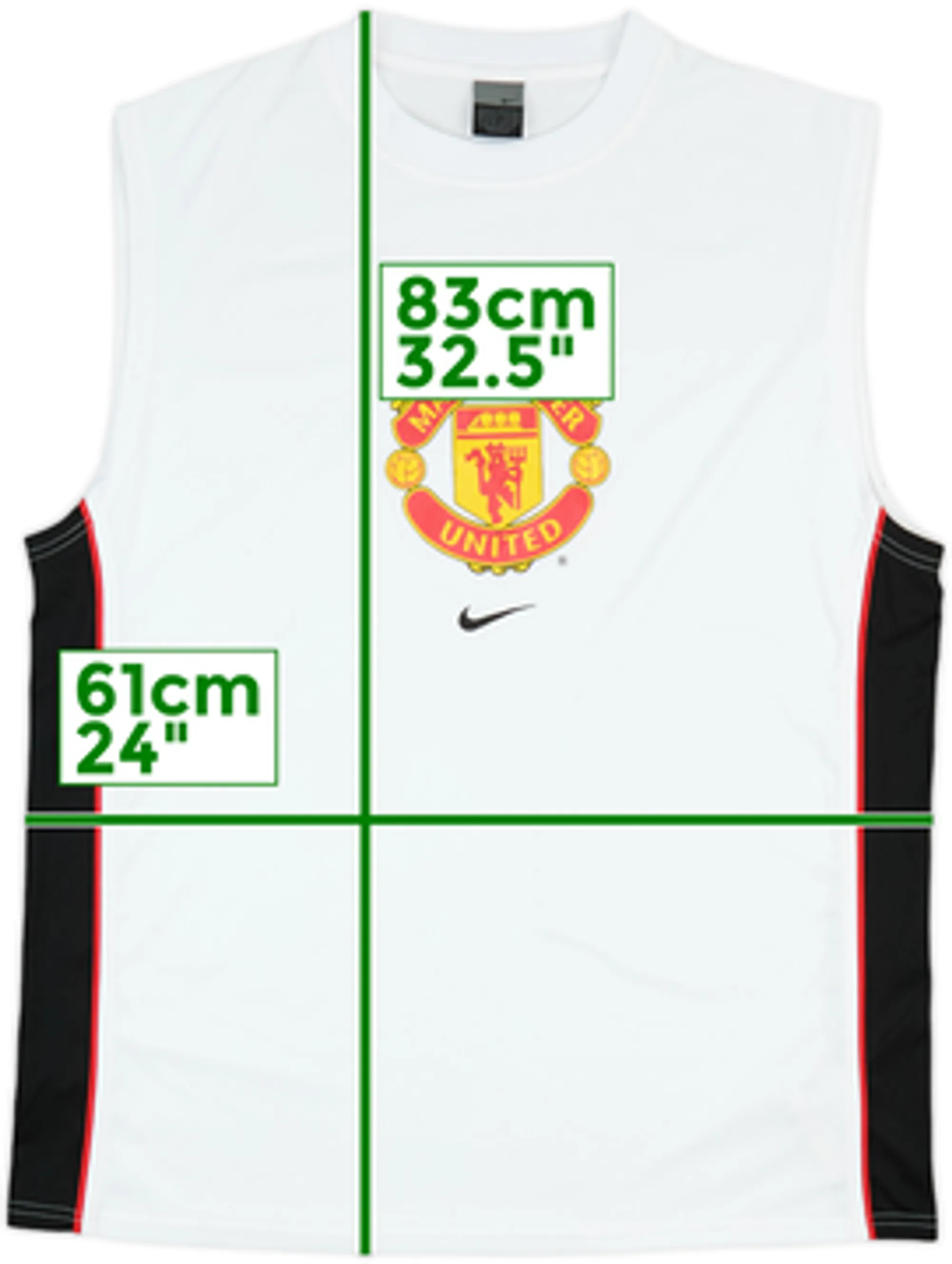 2004-05 Manchester United Nike Training Vest - 10/10 - (XL)