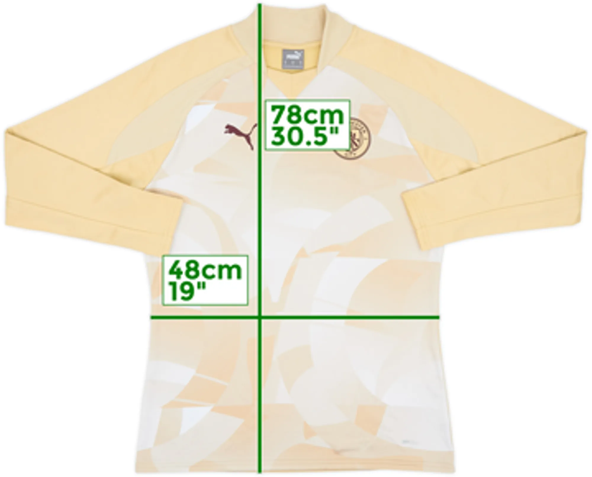 2023-24 Manchester City Puma Drill Top - 9/10 - (M)