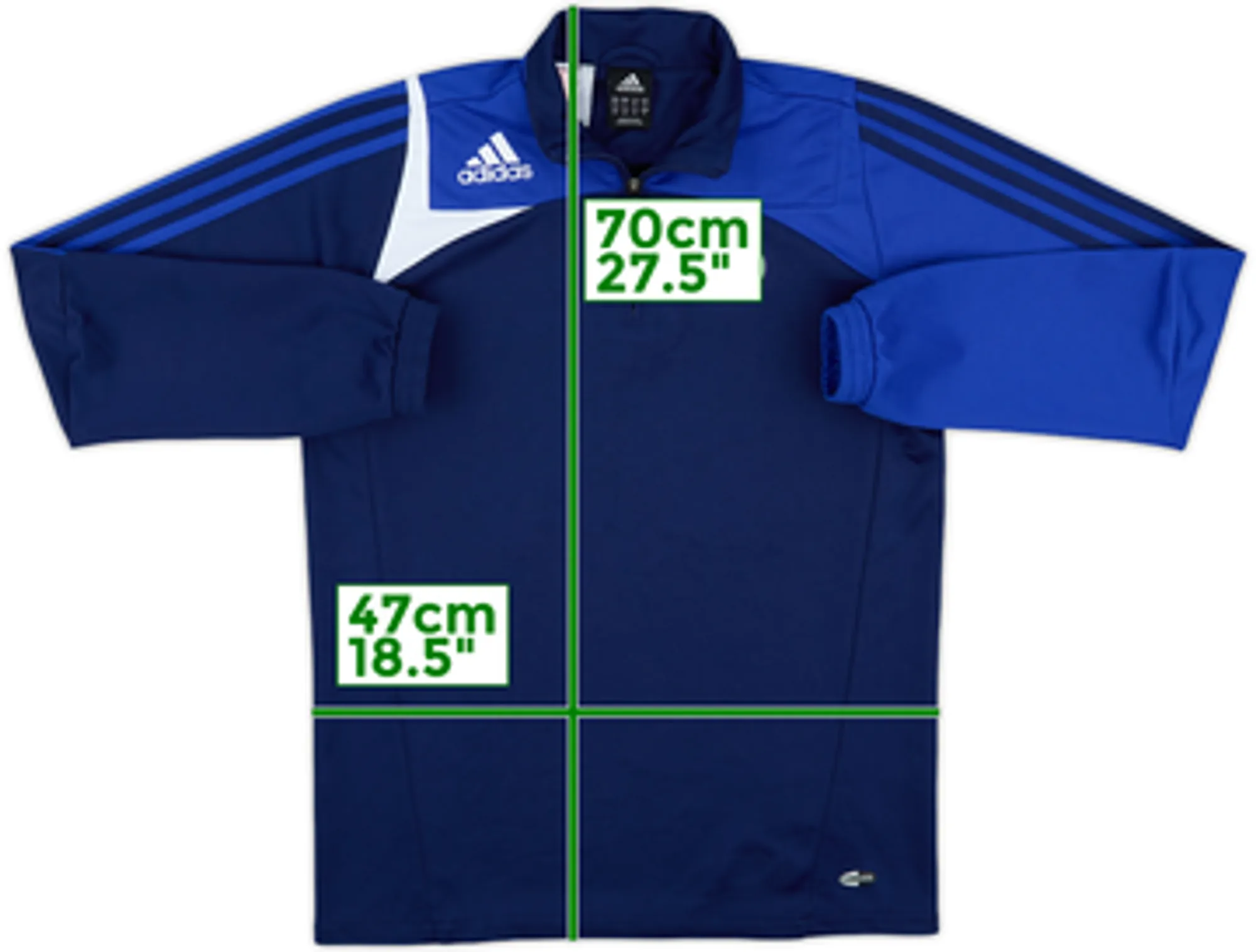 2007-08 Schalke adidas 1/4 Zip Drill Top - 7/10 - (XL.Boys)