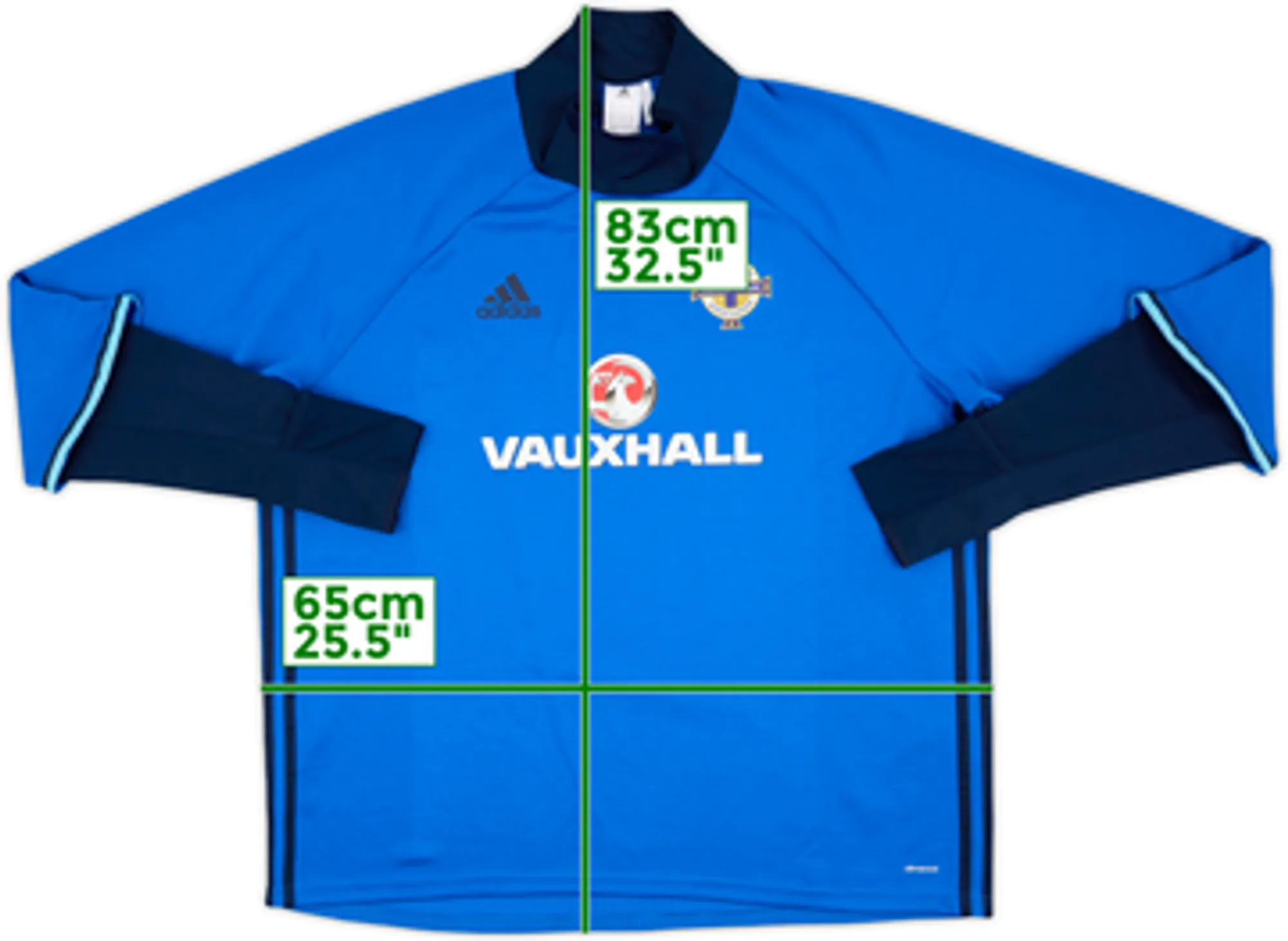 2015-16 Northern Ireland adidas Drill Top - 8/10 - (L)