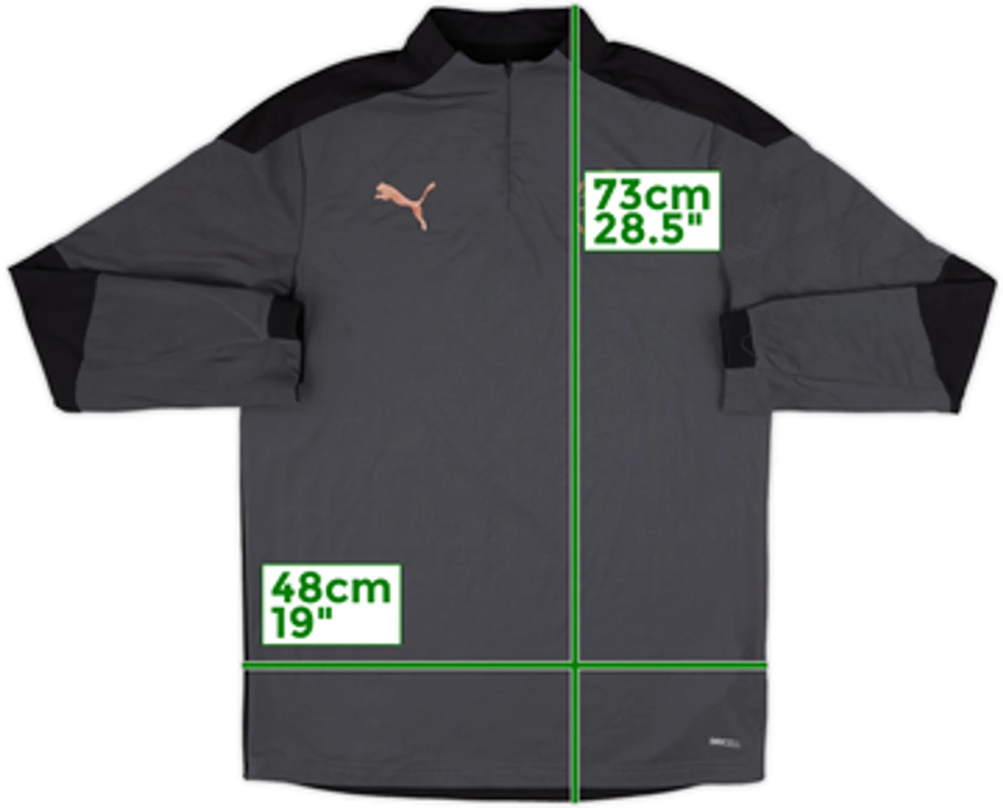 2019-20 Manchester City Puma 1/4 Zip Drill Top - 9/10 - (M)