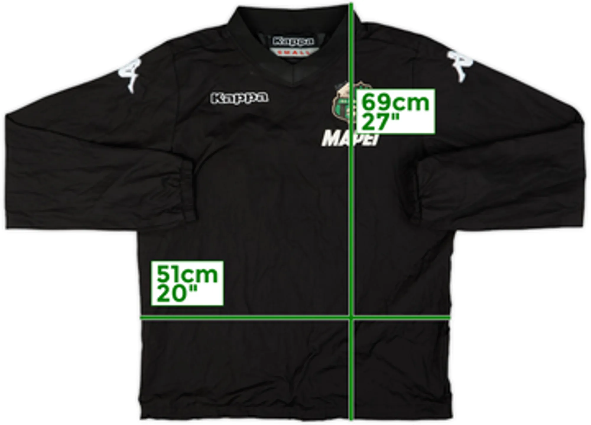 2017-18 Sassuolo Kappa Drill Top - 4/10 - (S)